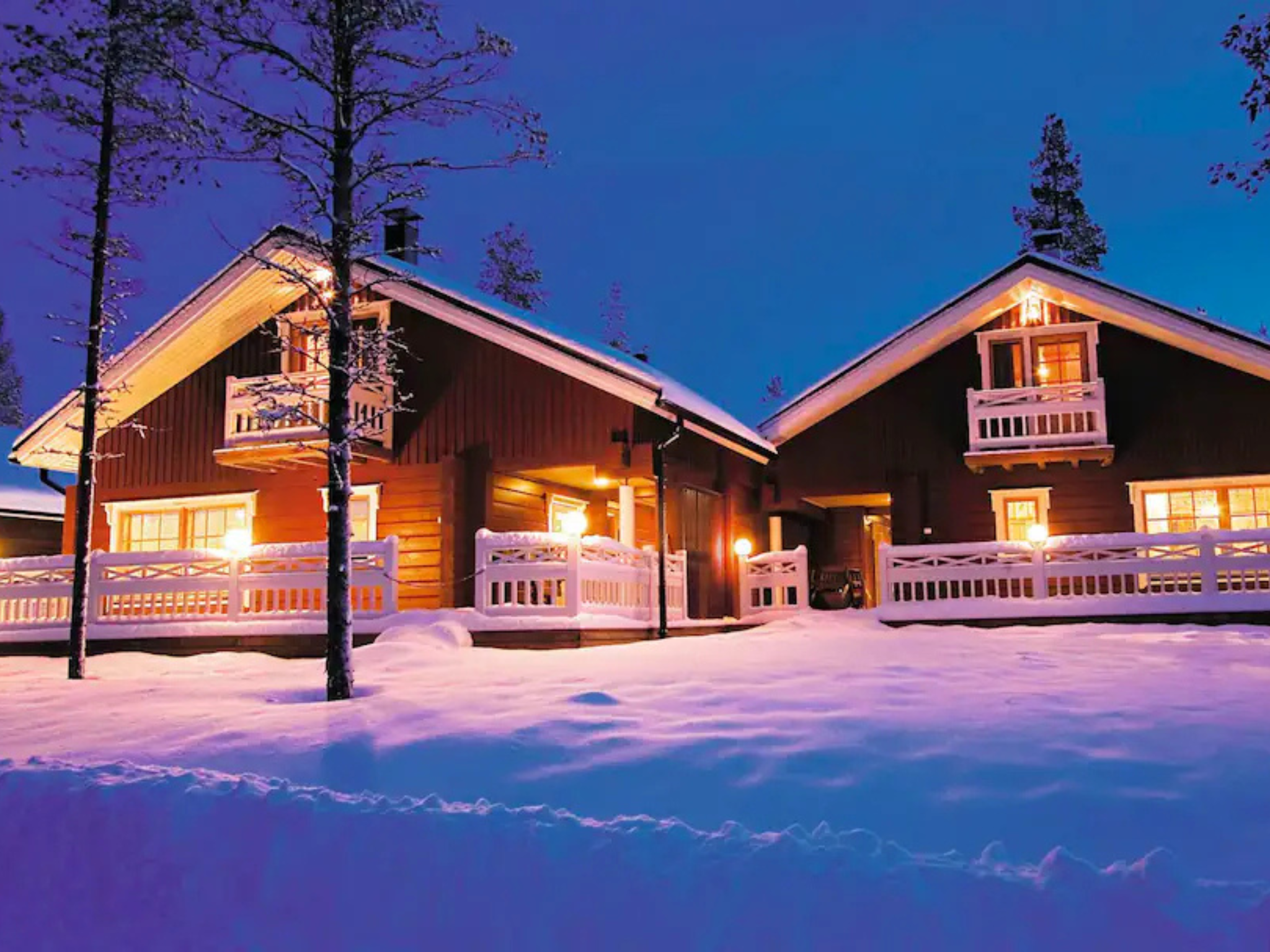 Levi Cabins offer a cosy Lapland experience, just five minutes from local amenities
