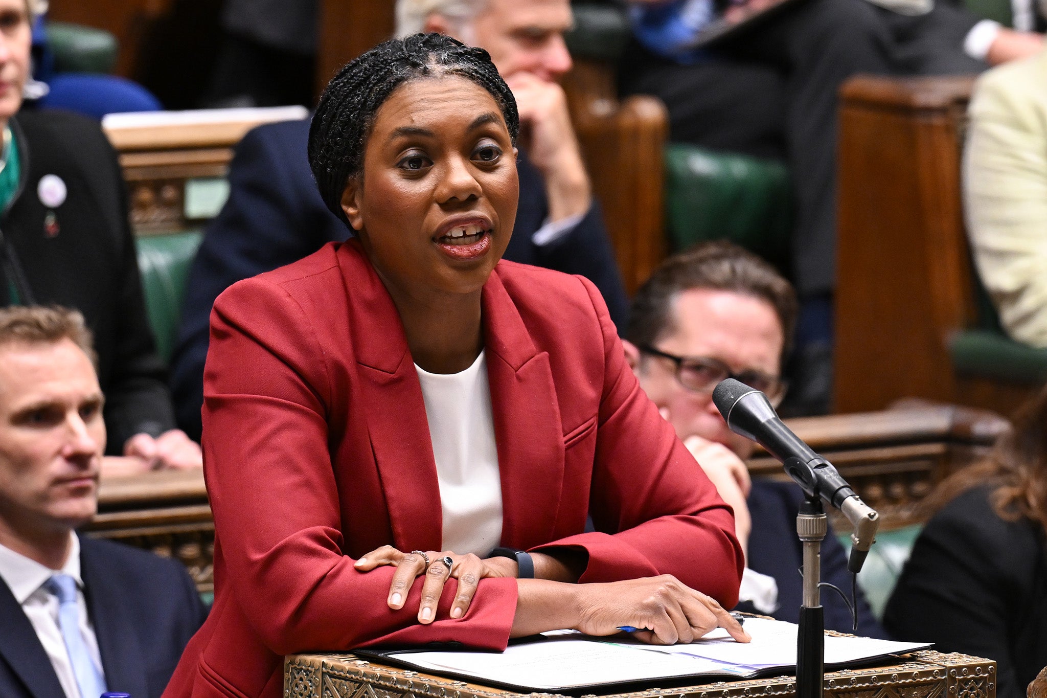 Conservative leader Kemi Badenoch accused the government of ‘total chaos’