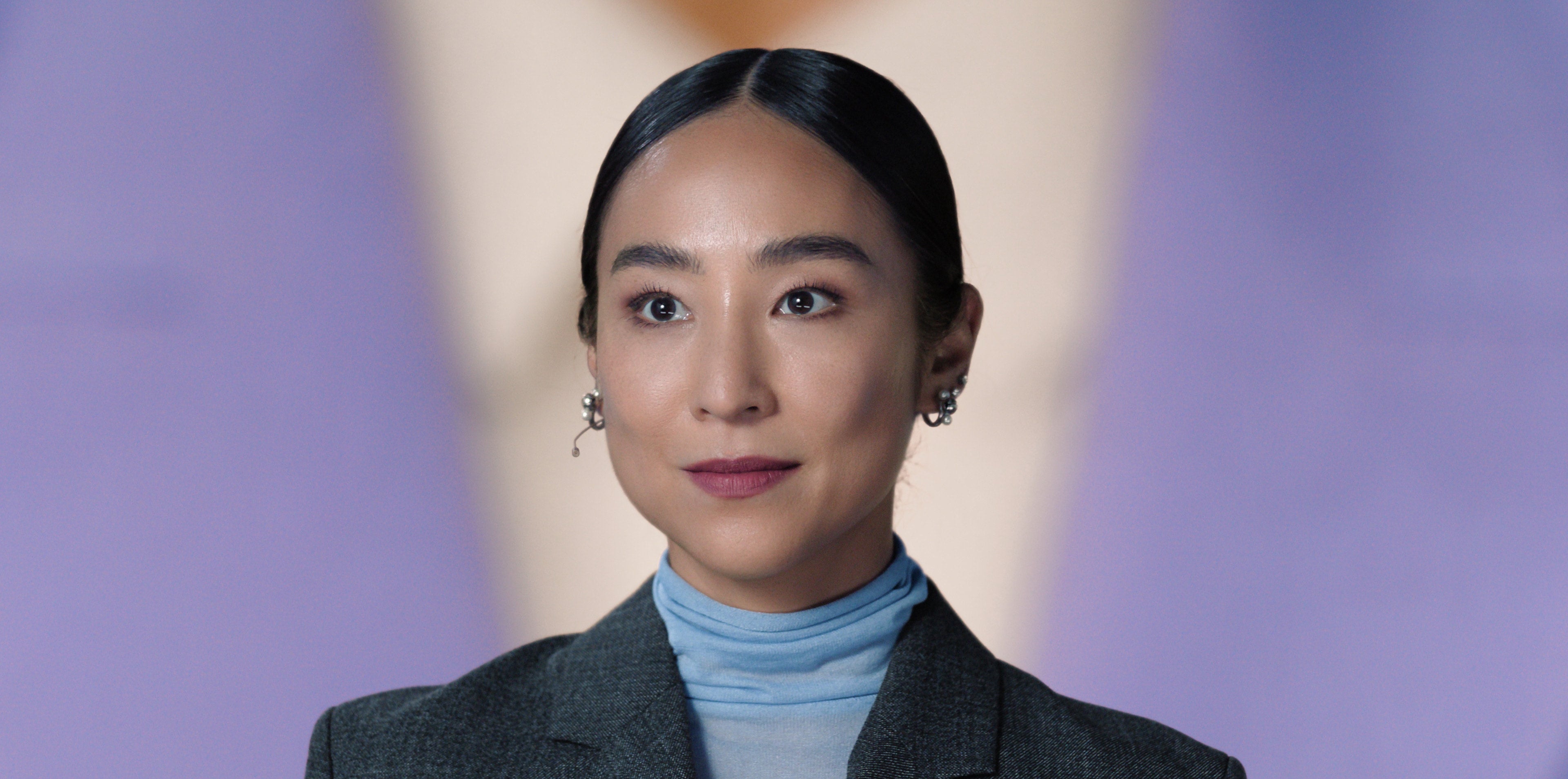 Greta Lee as Stella Bak on 'The Morning Show'
