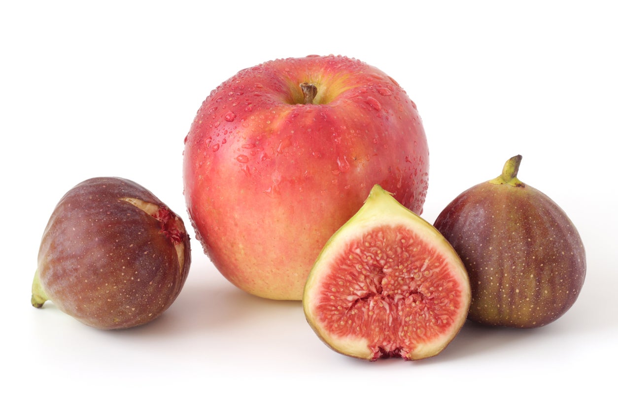 Morin is found in foods like apples, guava, and figs