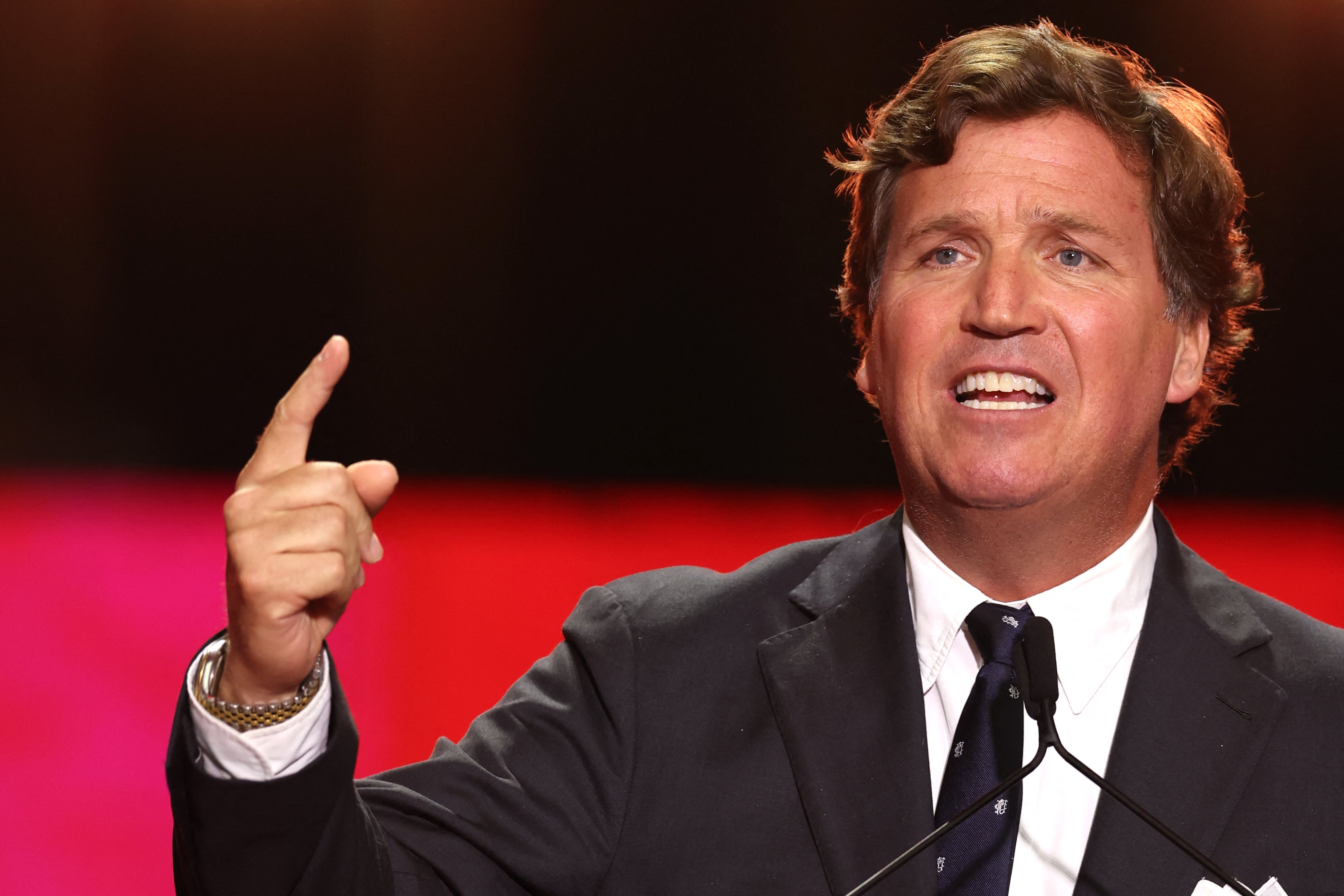 <p>Tucker Carlson has been ‘Antisemite of the Year’ by StopAntisemitism</p>