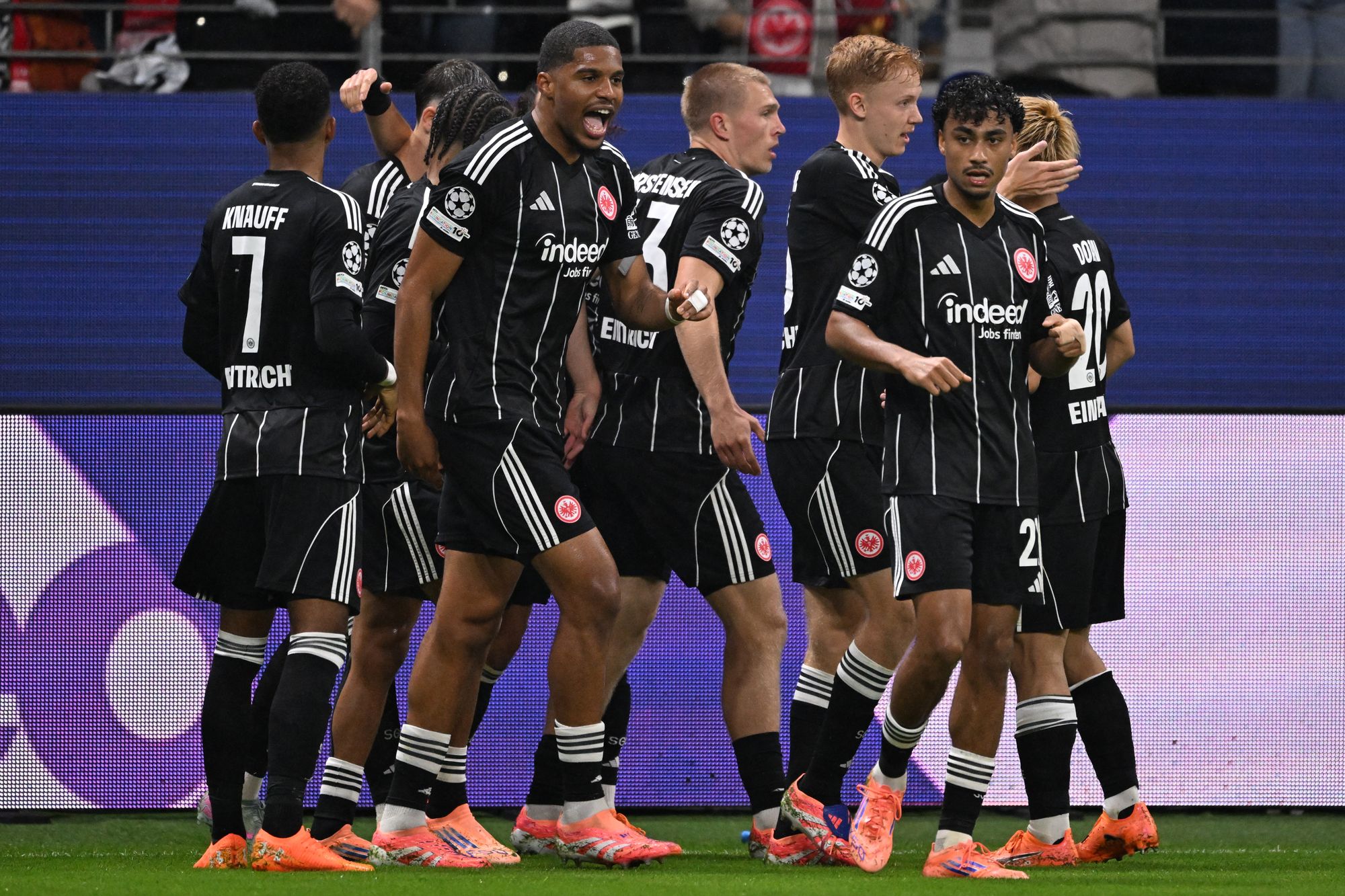 Frankfurt took the lead as Liverpool conceded for an eighth successive game