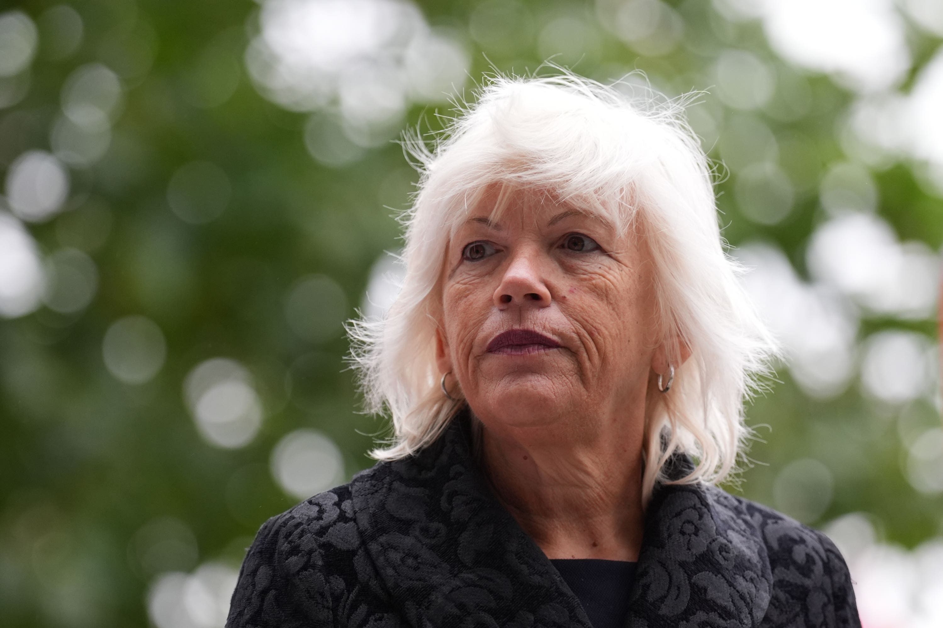 Melanie Leahy gave evidence to the inquiry about what happened to her partner of 19 years Colin Flatt (Joe Giddens/PA)