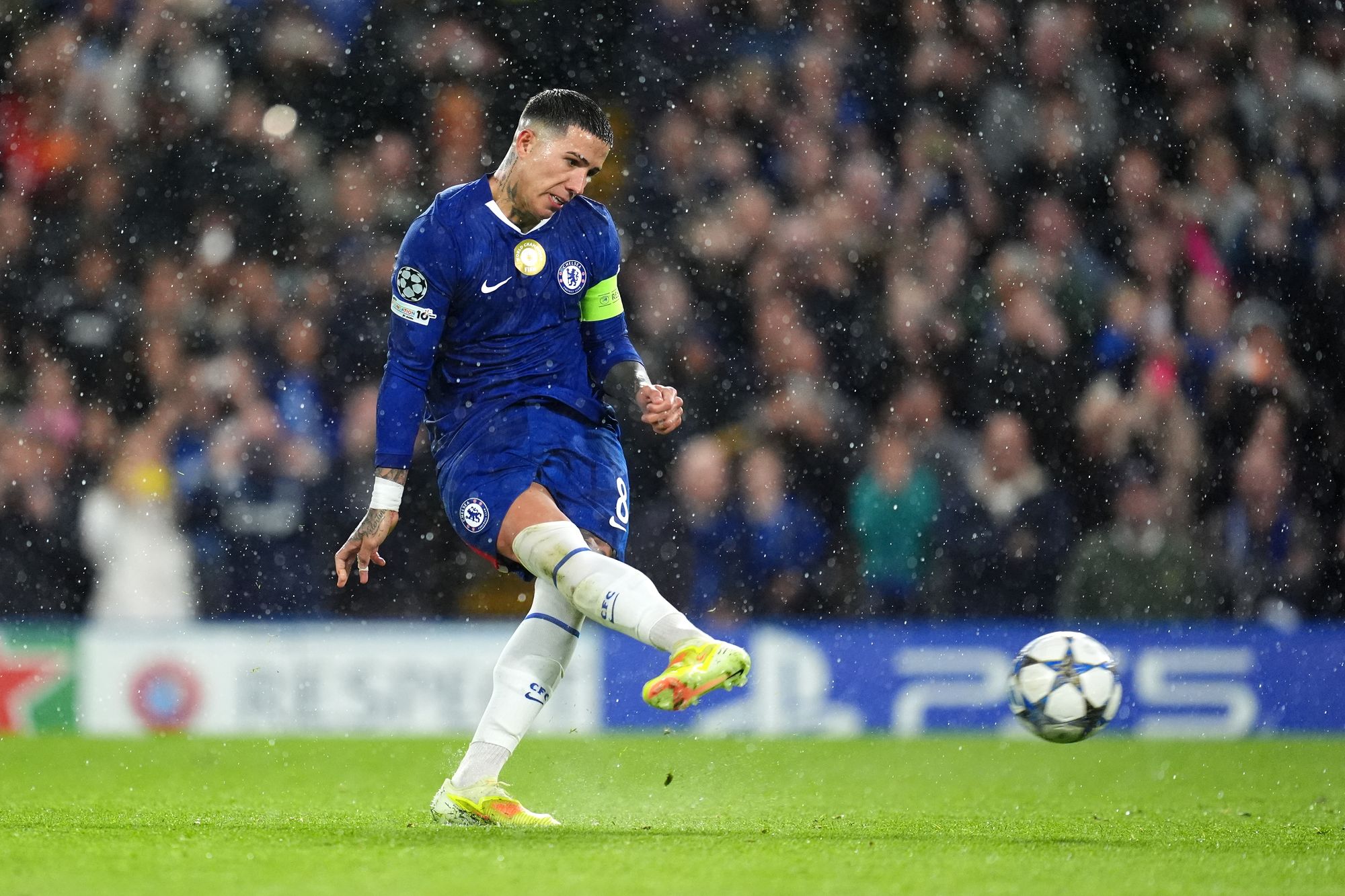 Enzo Fernandez added a third from the penalty spot