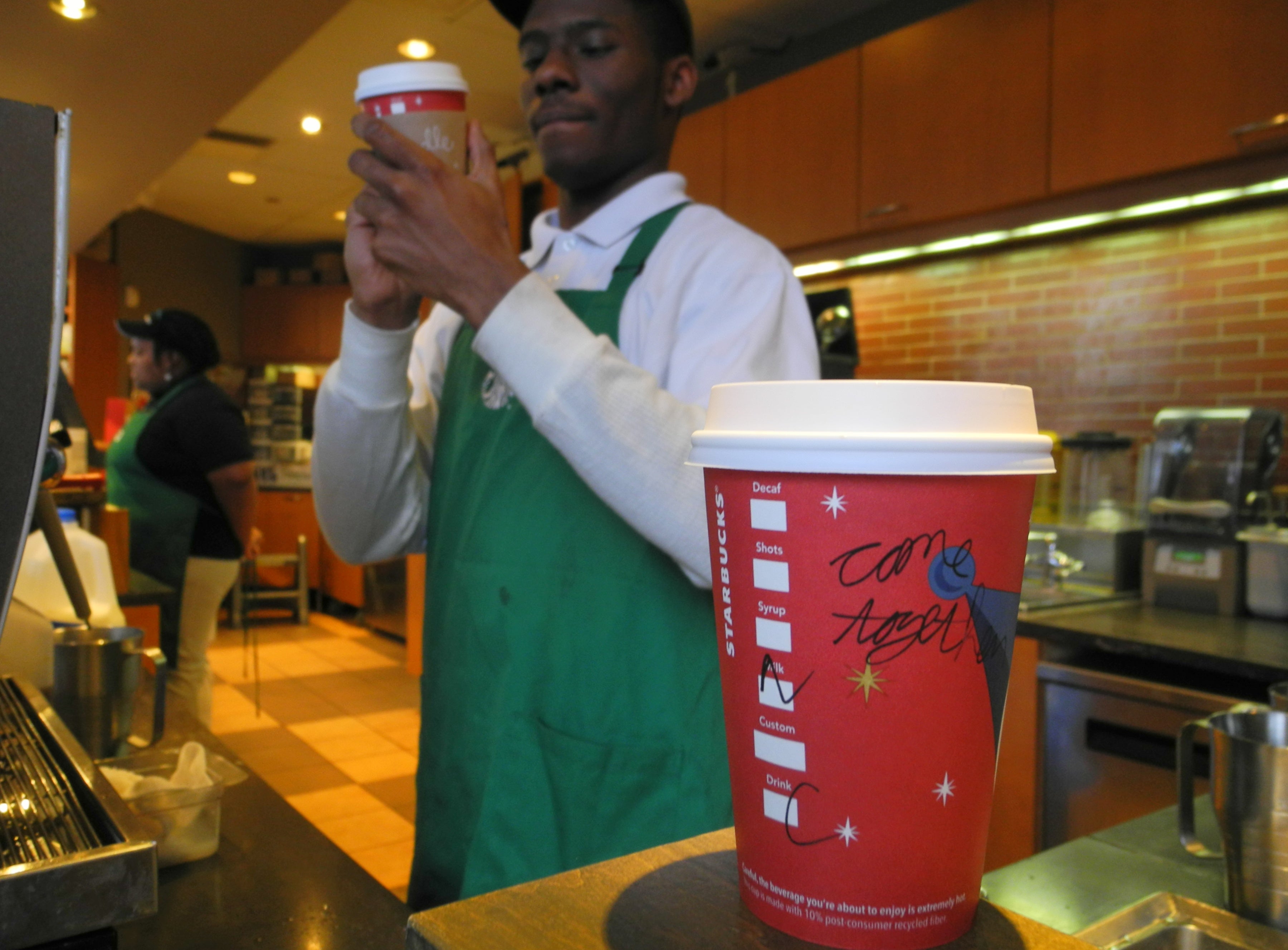 Happy holidays! Starbucks’ favorites Peppermint Mocha, Caramel Brulée Latte, Iced Sugar Cookie Latte and Iced Gingerbread Chai, are back on the menu in November