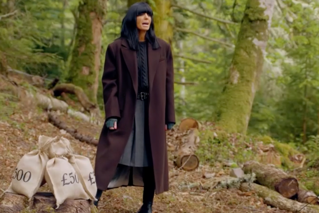 Claudia goes high street with a Zara wool overcoat