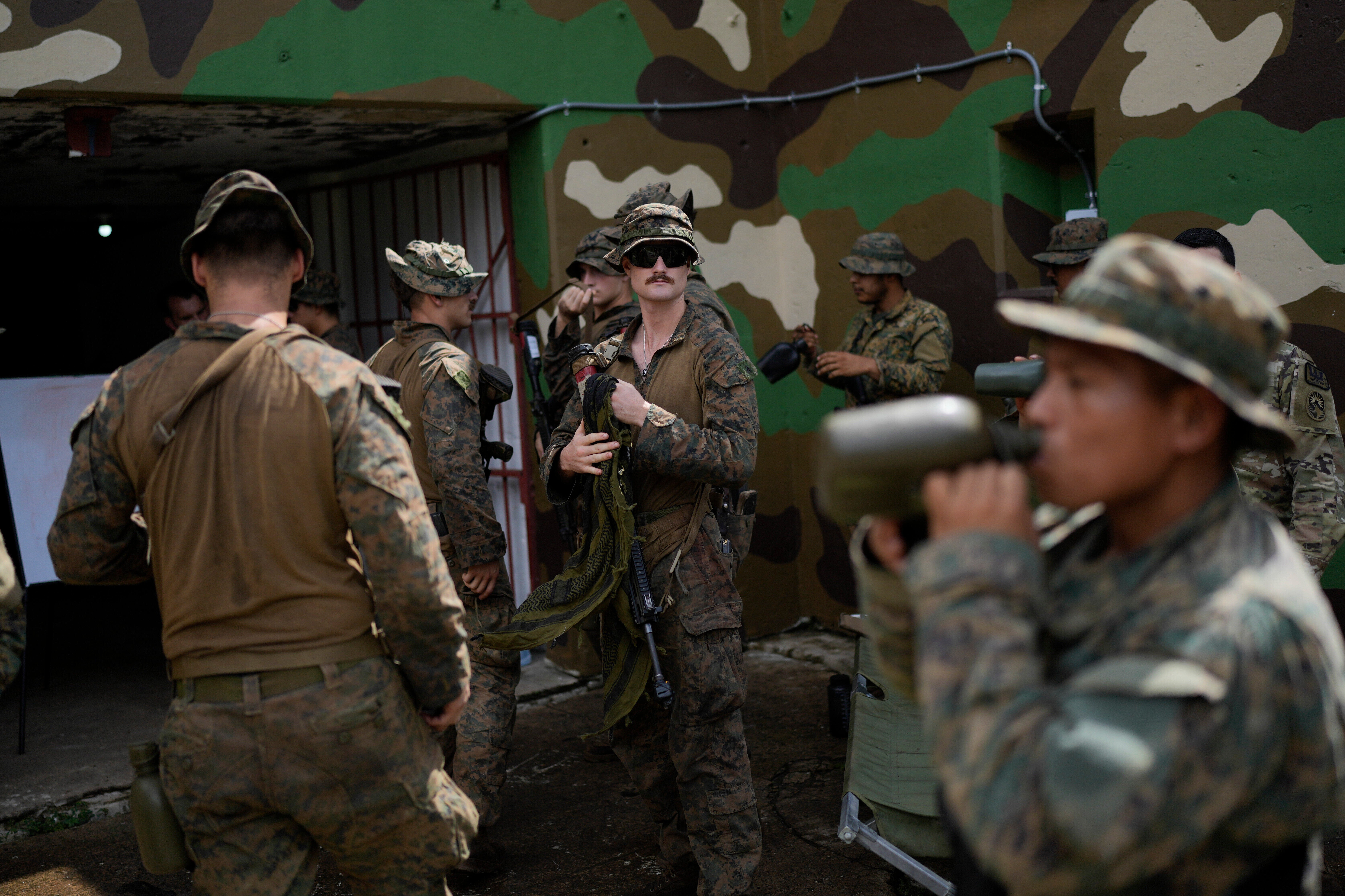 APTOPIX Panama US Military Drills