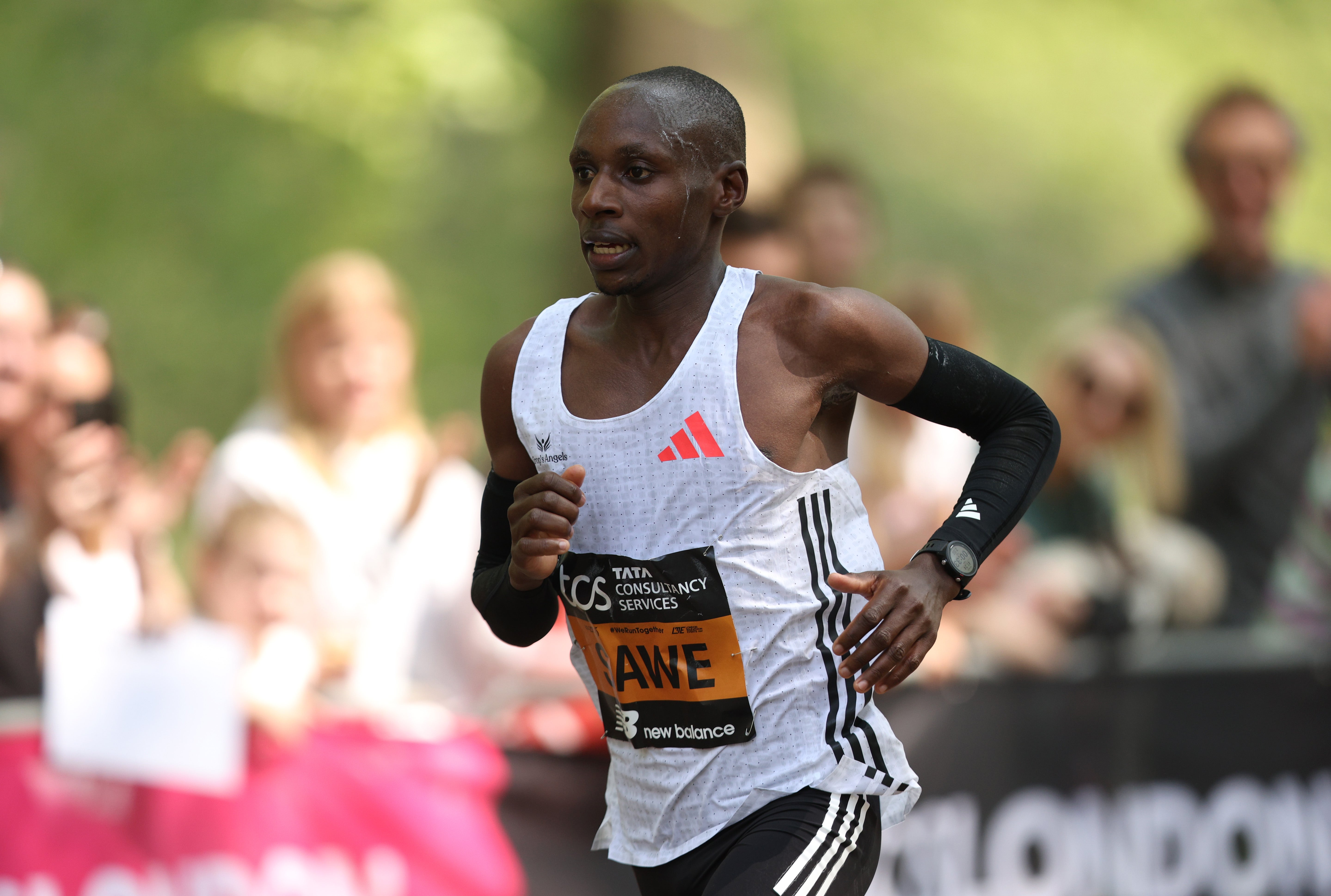 <p>Sabastian Sawe has the men's marathon world record in his sight</p>