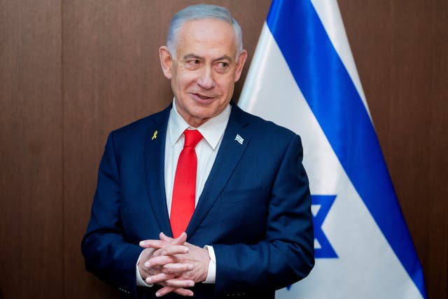 <p>Israeli PM Benjamin Netanyahu said he had ordered the strikes on Gaza</p>