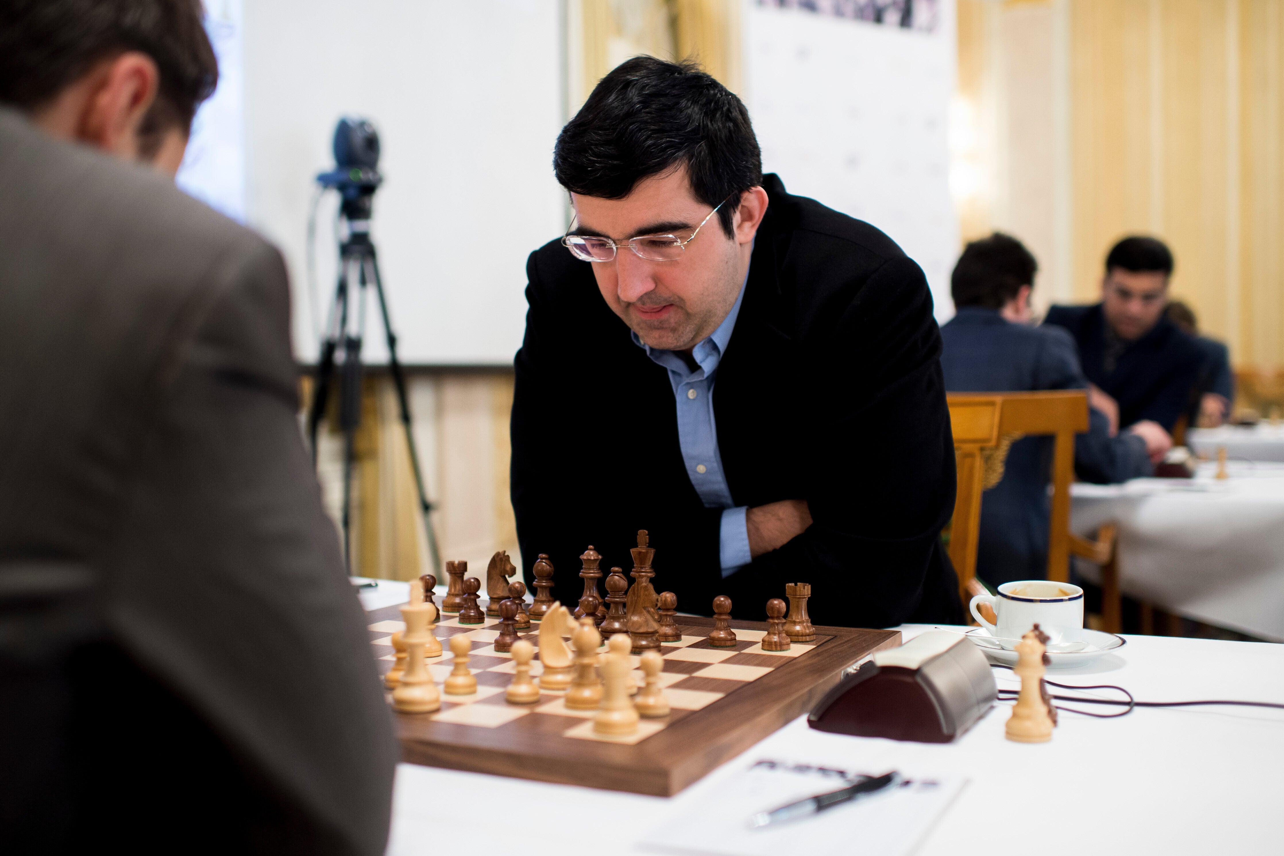 Russian chess grandmaster Vladimir Kramnik