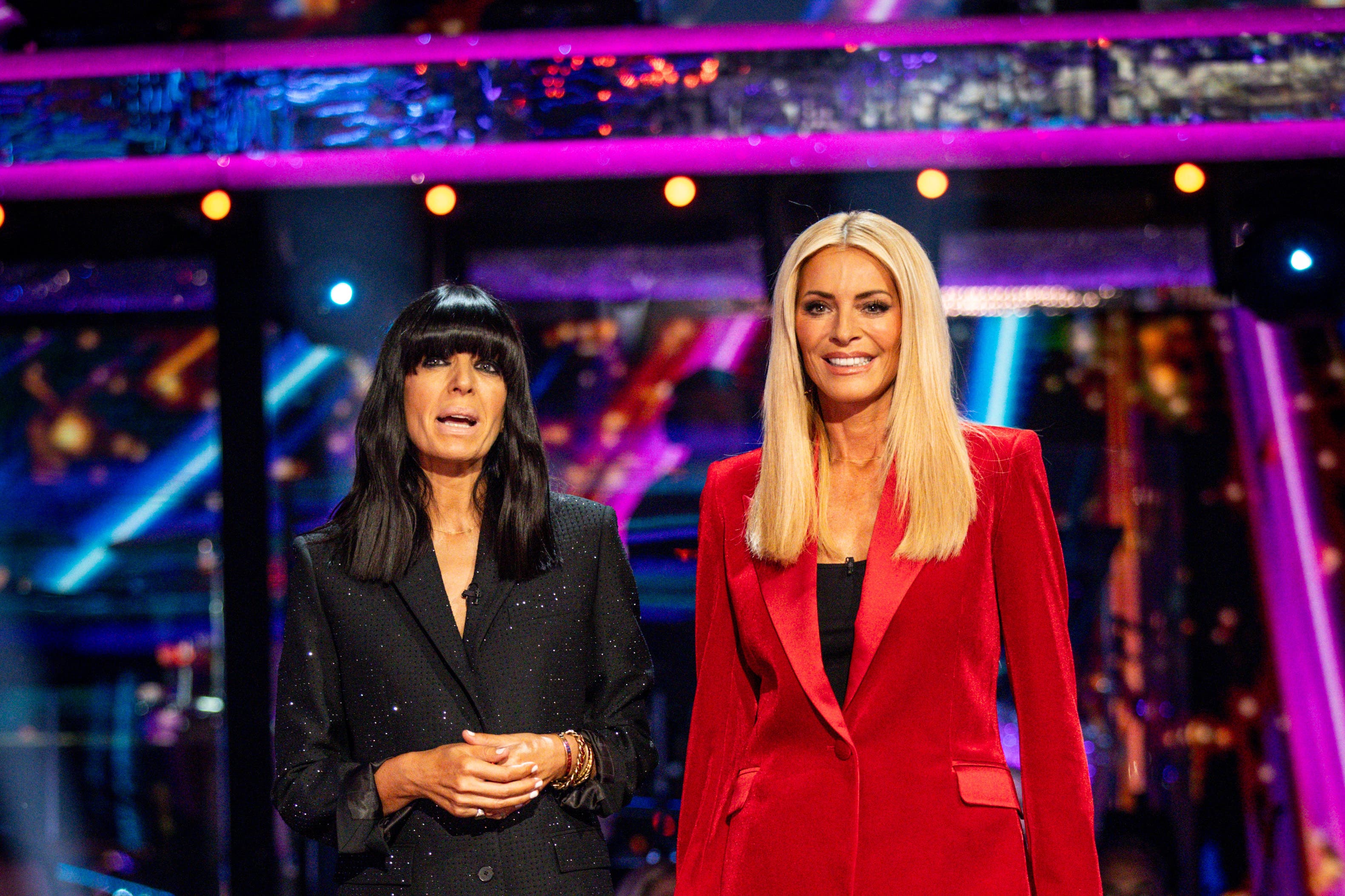 Claudia Winkleman and Tess Daly on ‘Strictly Come Dancing’
