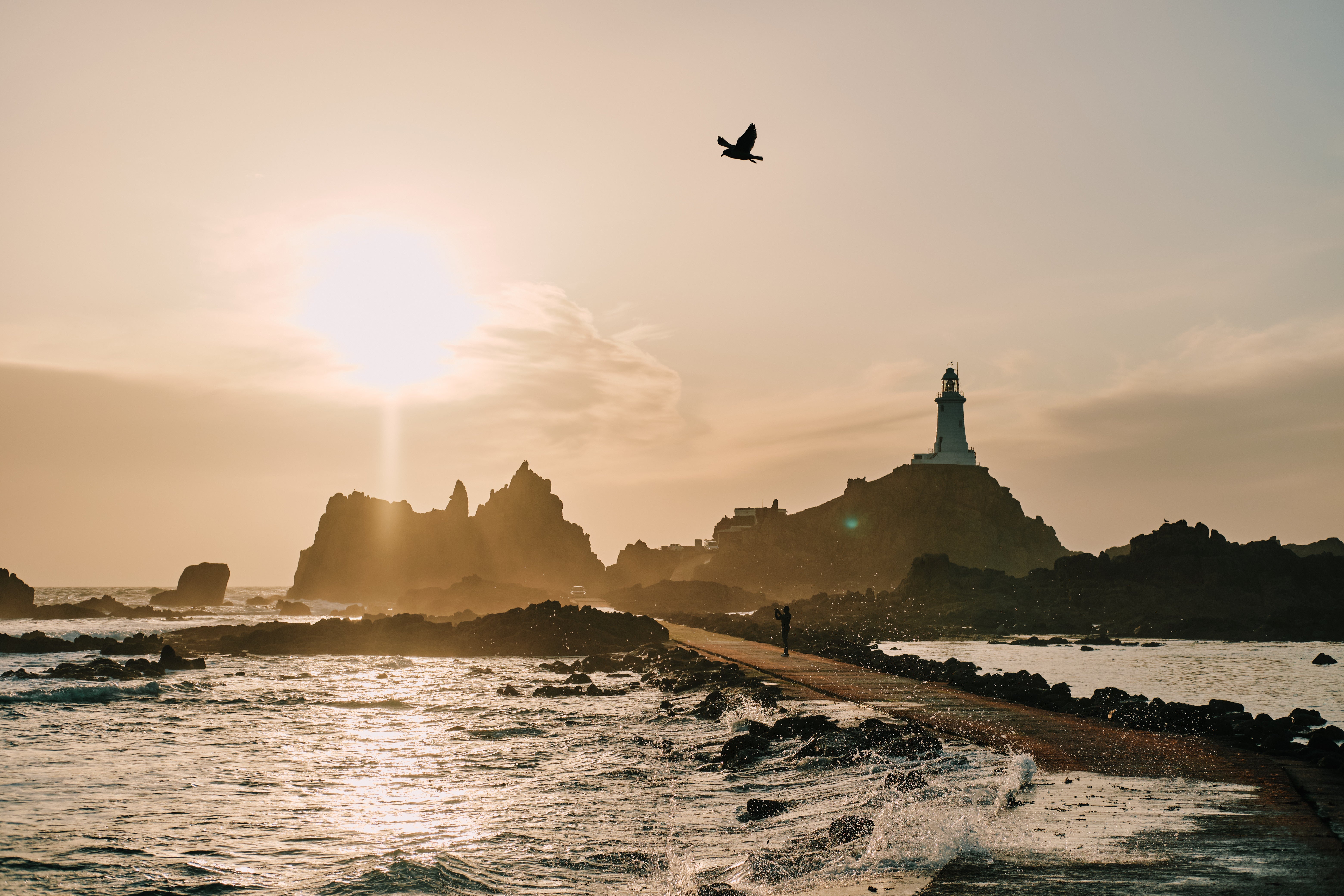 La Cobiére Lighthouse can only be accessed on foot at low tide