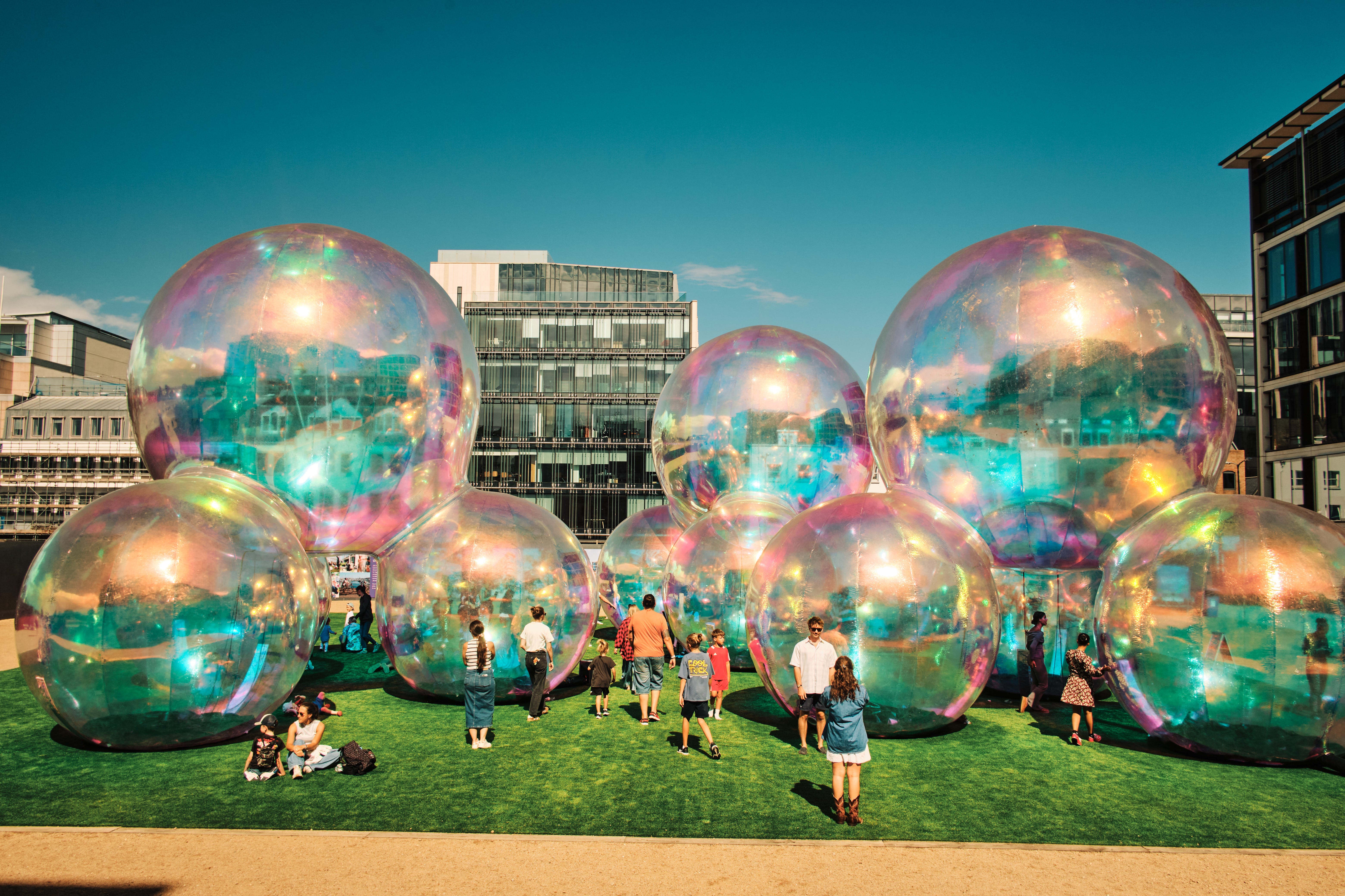 <p>Art installations take over St Helier, Jersey’s capital</p>