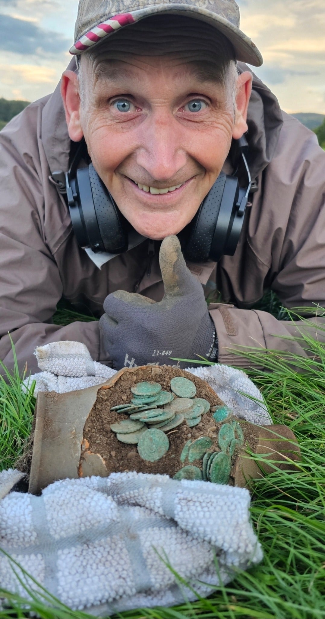 The treasure has been taken to experts to be valued and dated