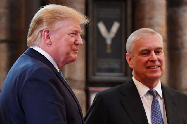 <p>The dark shadow of Jeffrey Epstein and his relationship with Prince Andrew is even reaching into the heart of the White House and questions over Donald Trump’s longstanding relationship with Epstein</p>