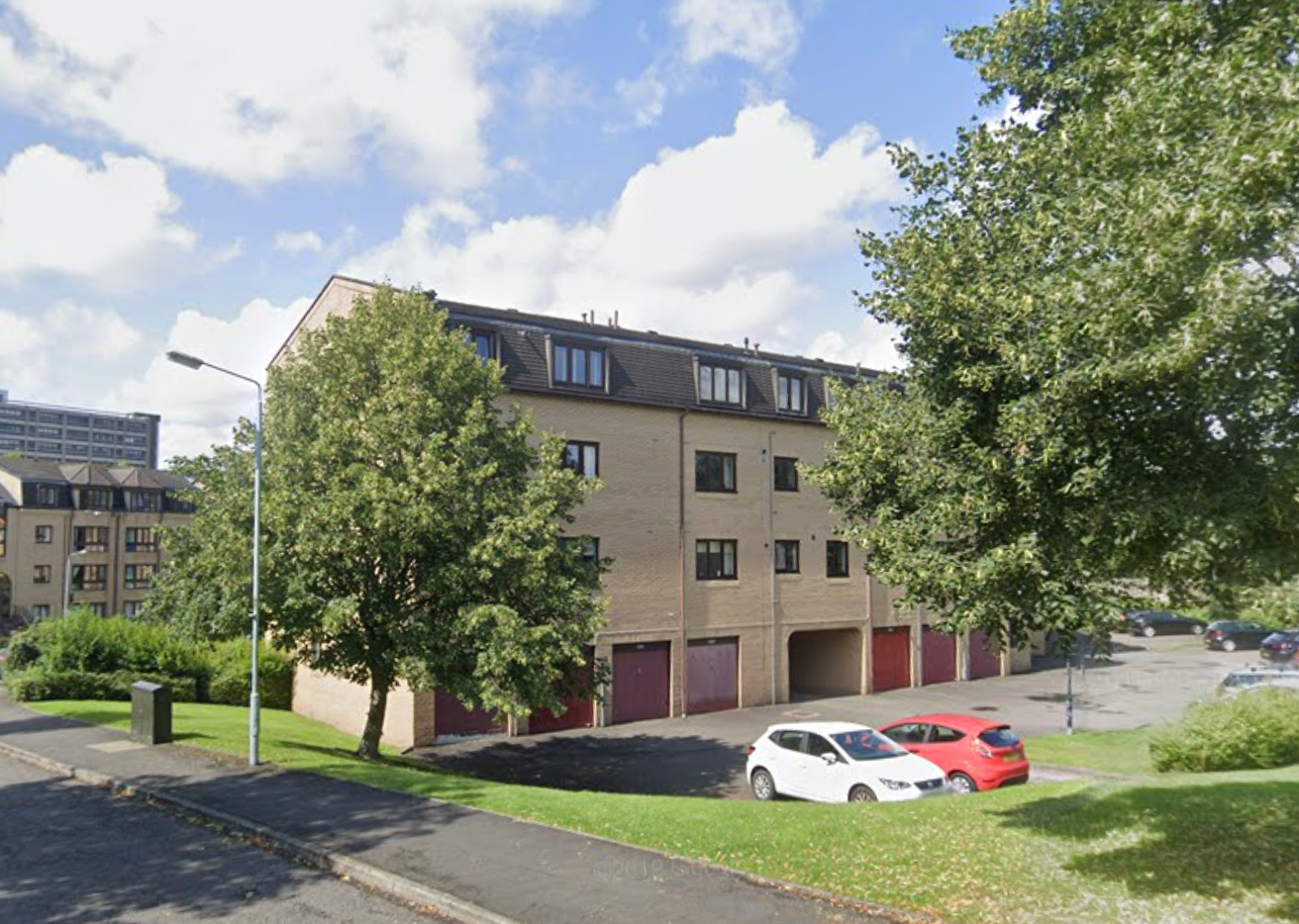 Hughenden Lane in Glasgow, Scotland