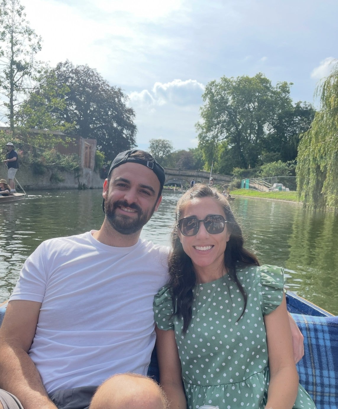 Emily Henders with her husband Brandon