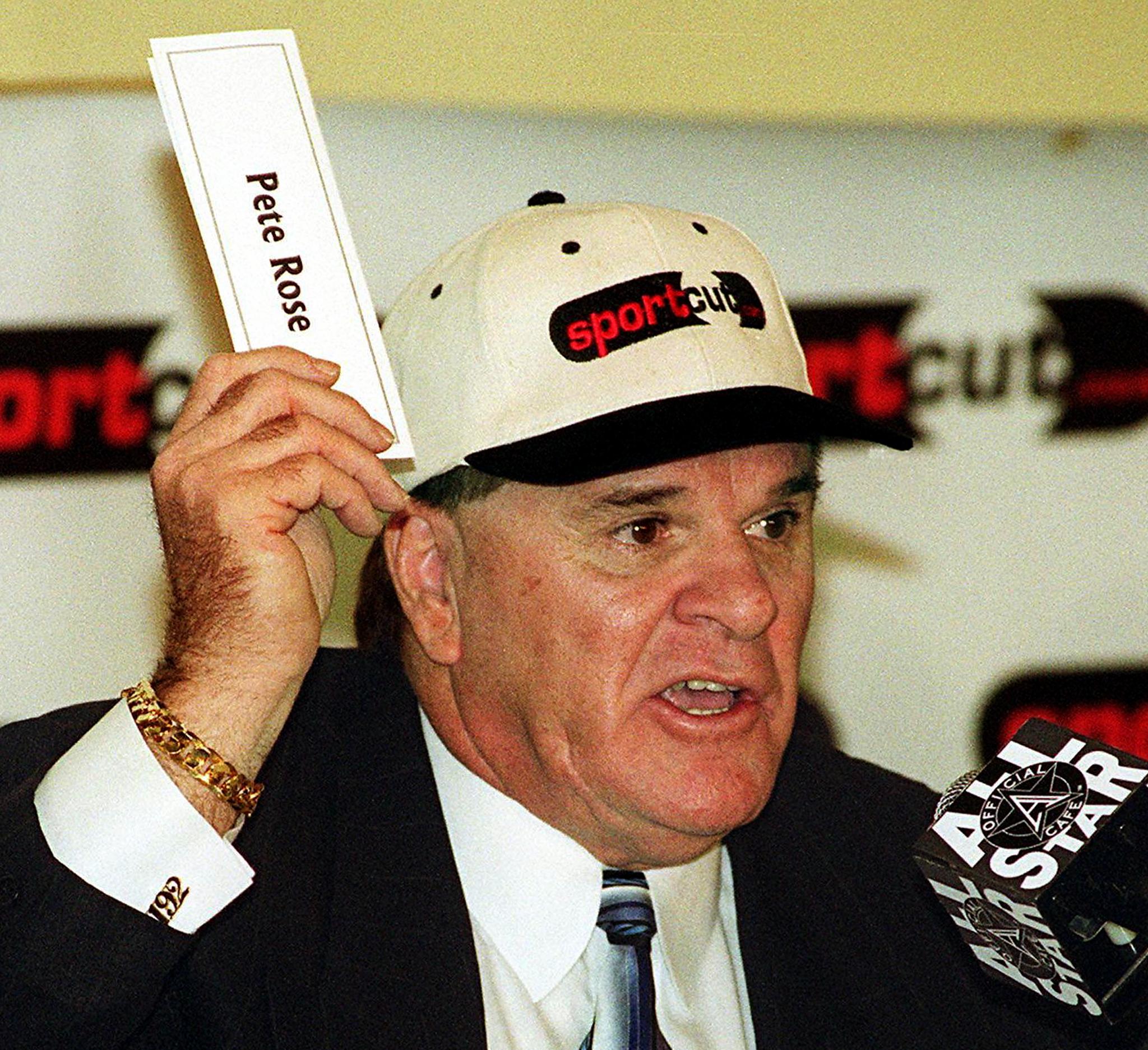 Pete Rose agreed to a lifetime ban after an investigation found he placed numerous bets on the Cincinnati Reds to win between 1985-87 while playing for and managing the team