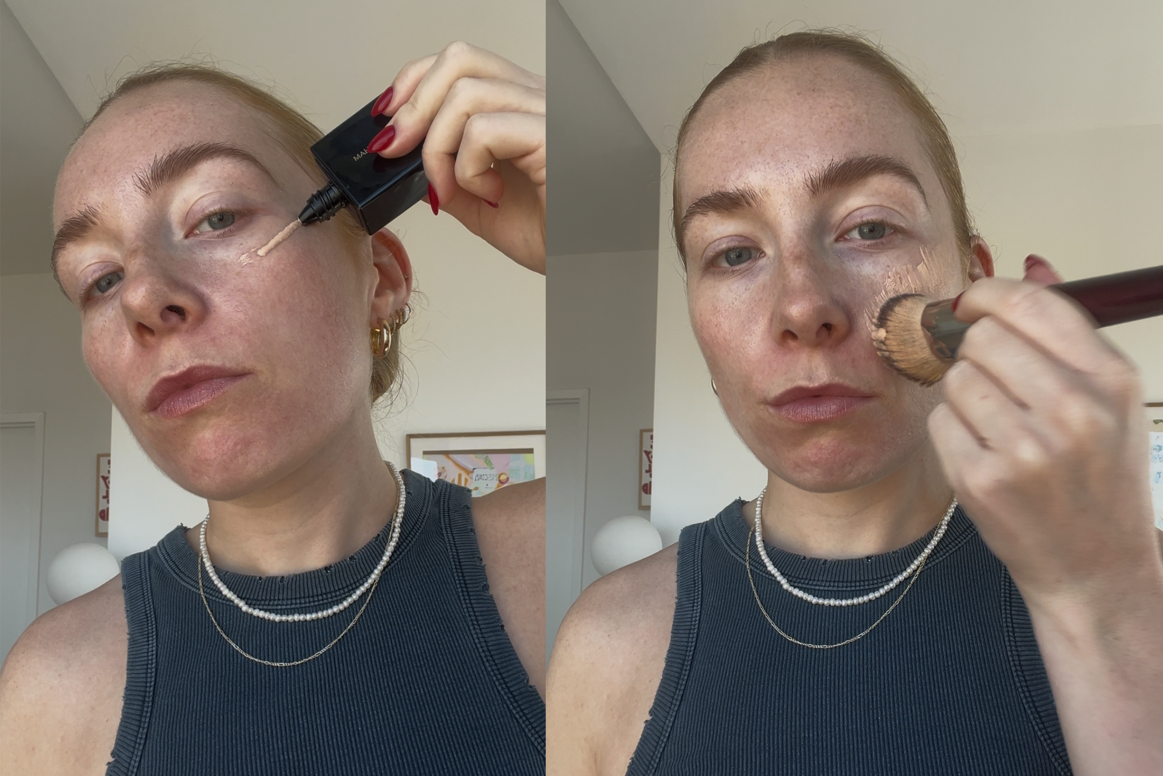 I applied the drops directly to my face