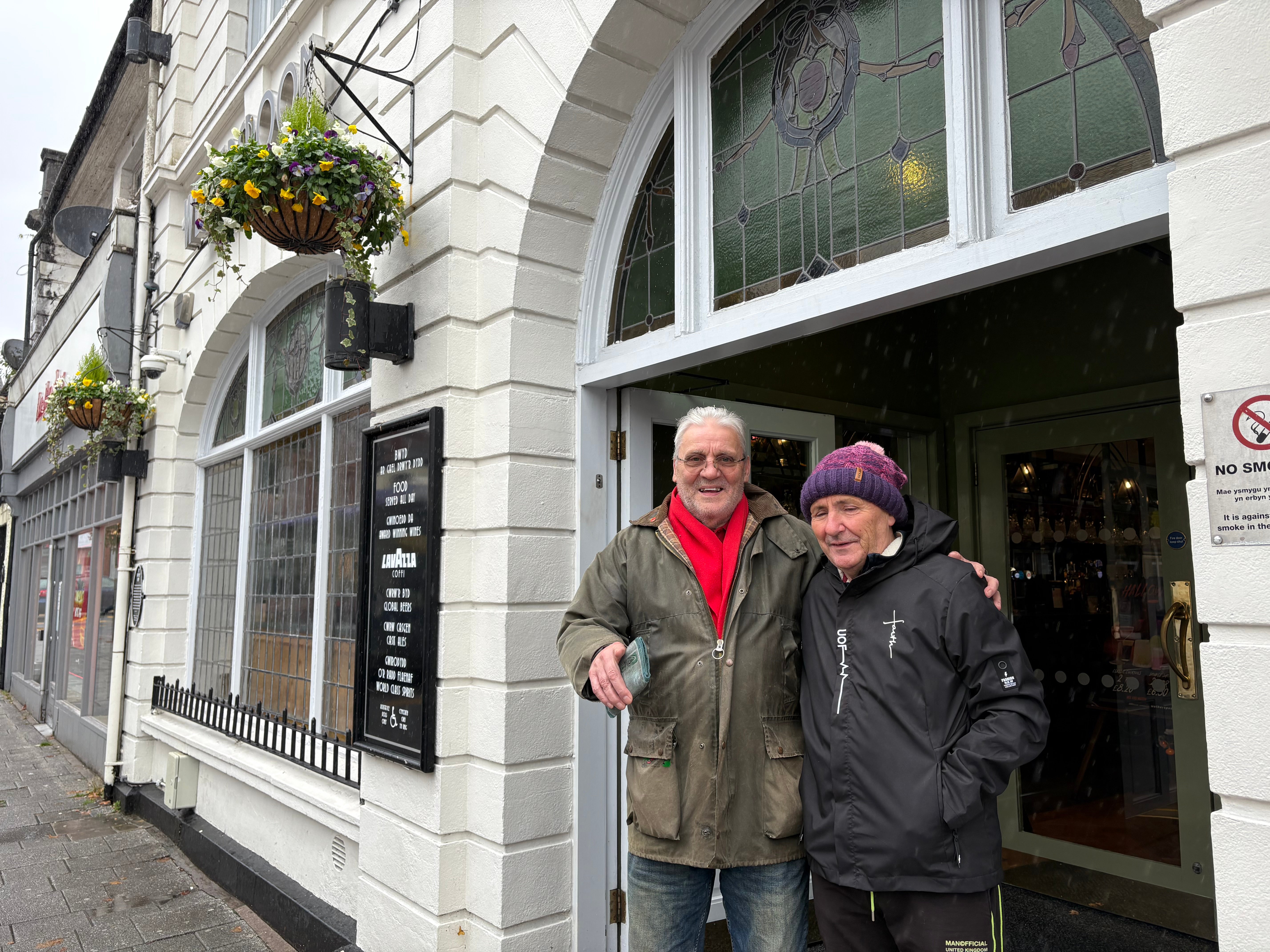 David Lloyd Waters (left) said that towns and villages in the Valleys have been left ‘like ghost towns’