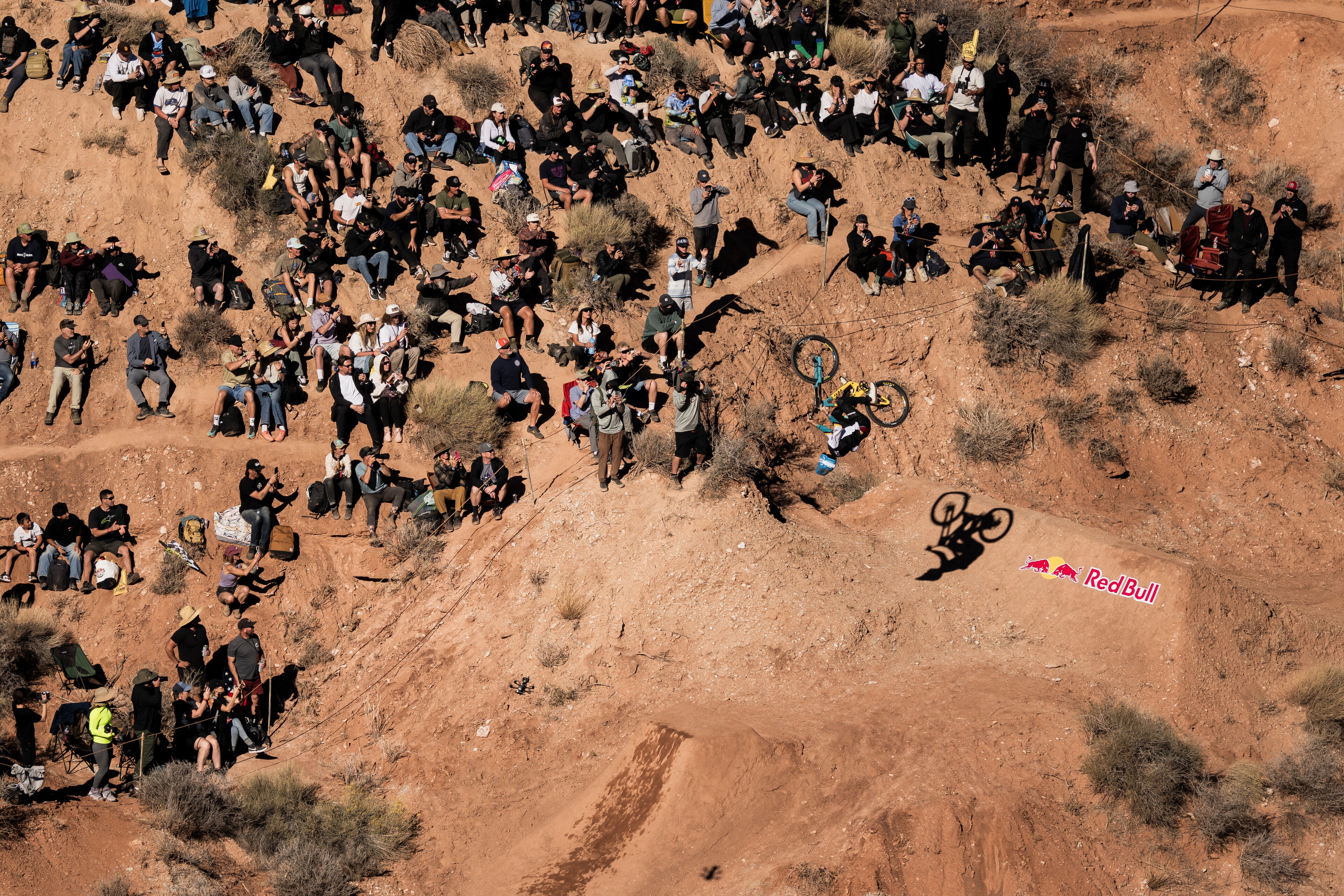 Spectators can get nearly within touching distance of the action