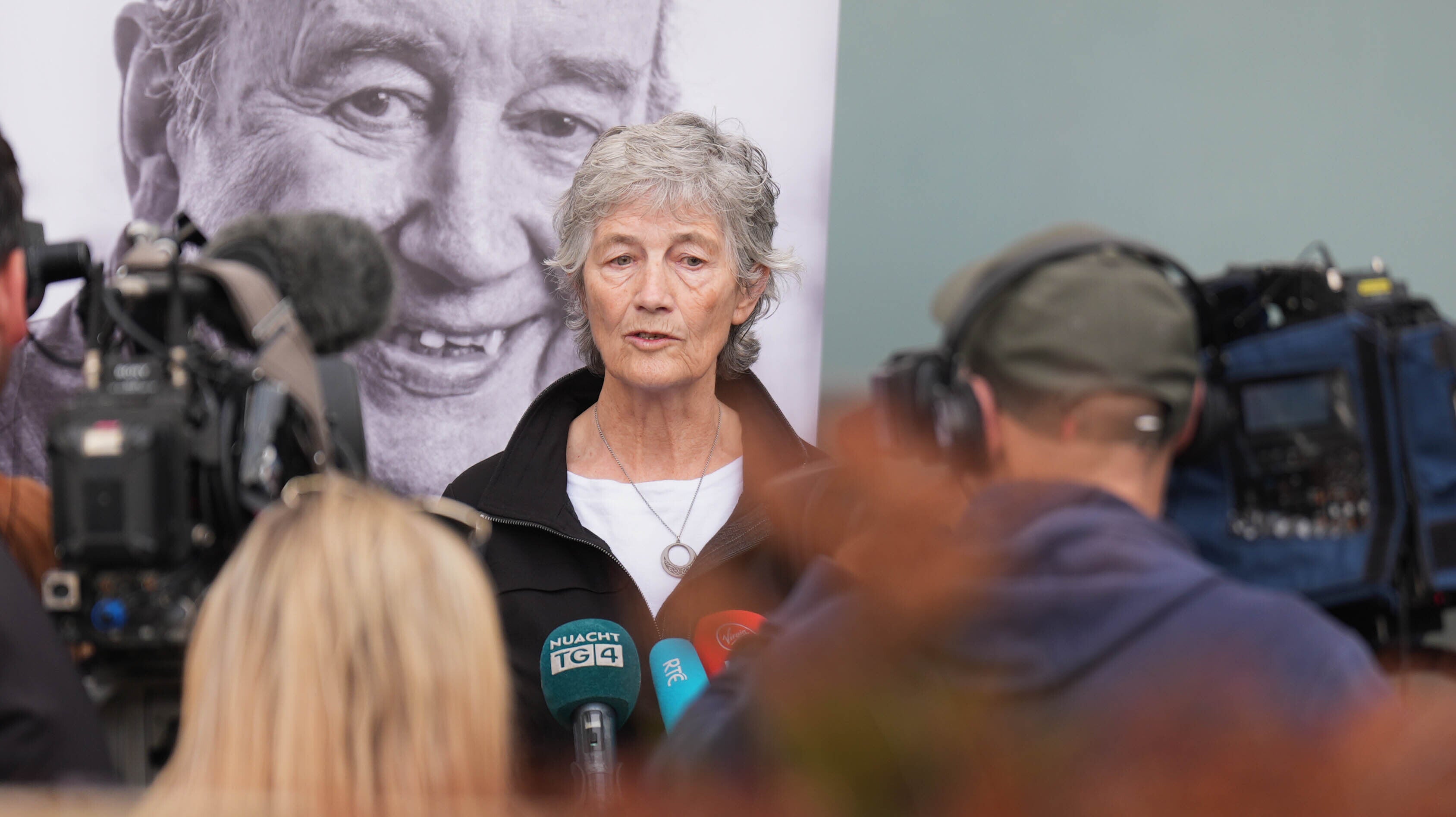 Catherine Connolly speaking to the media in Dublin (Niall Carson/PA)