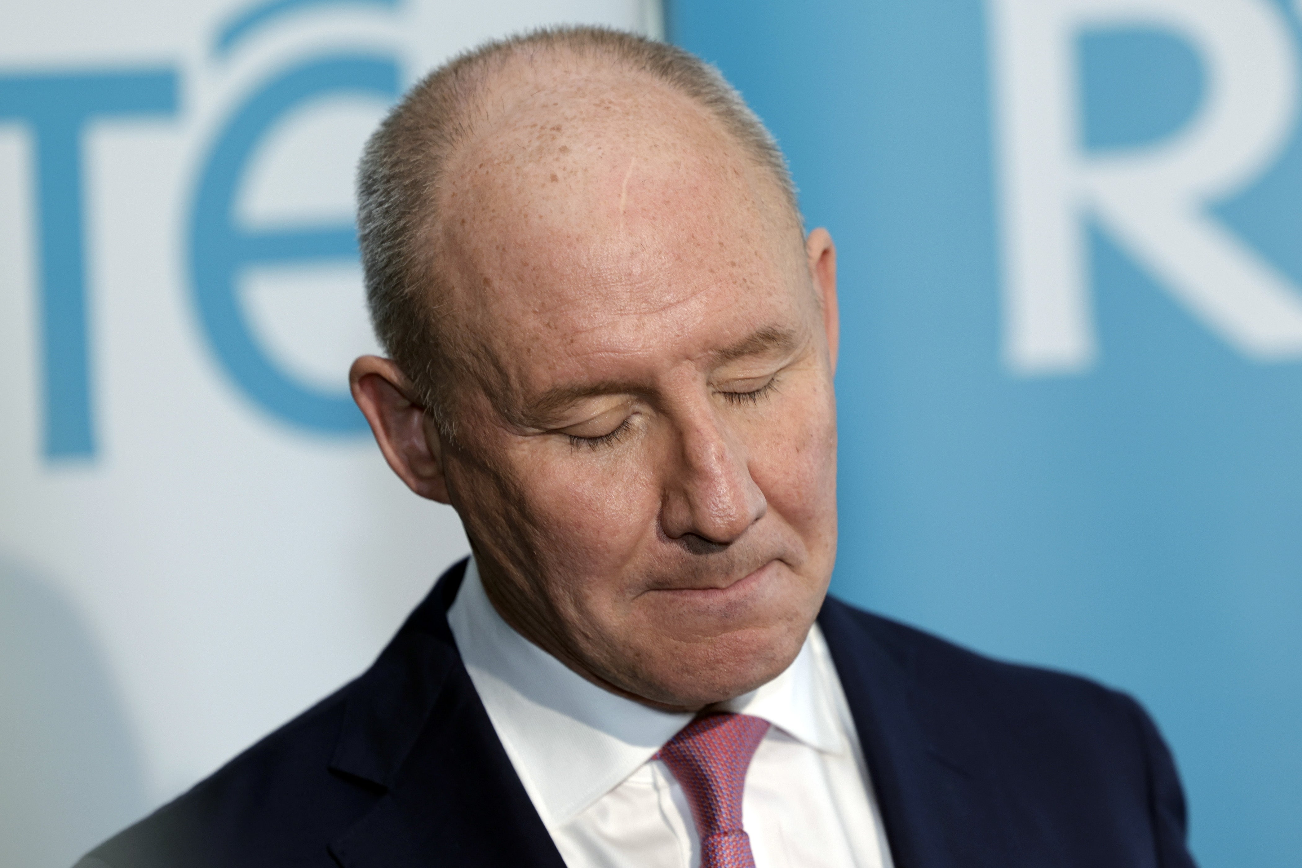 Irish presidential candidate, Fianna Fail’s Jim Gavin (Conor O’Mearain/PA)