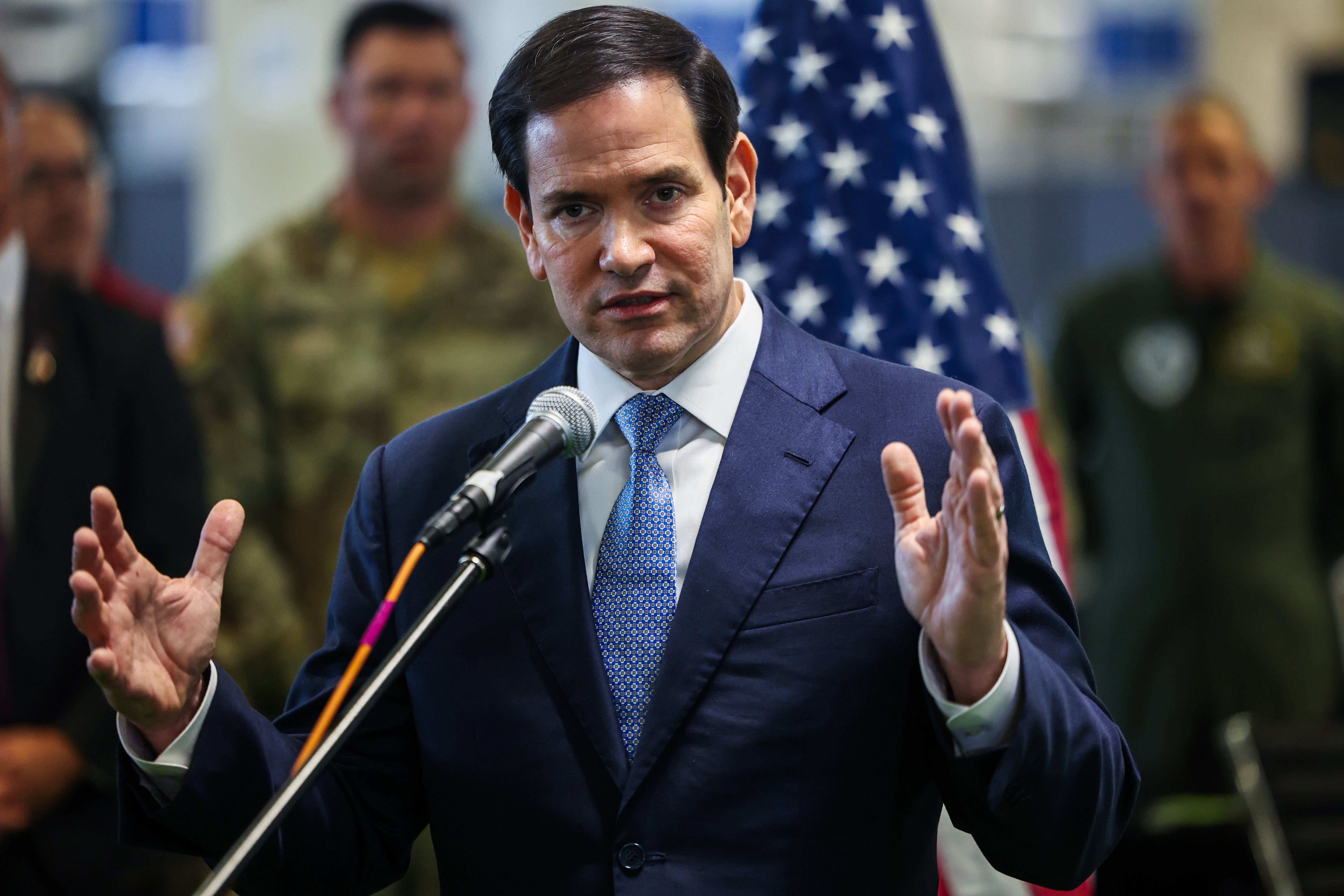Marco Rubio insisted the ceasefire was working during a visit to Israel on Friday