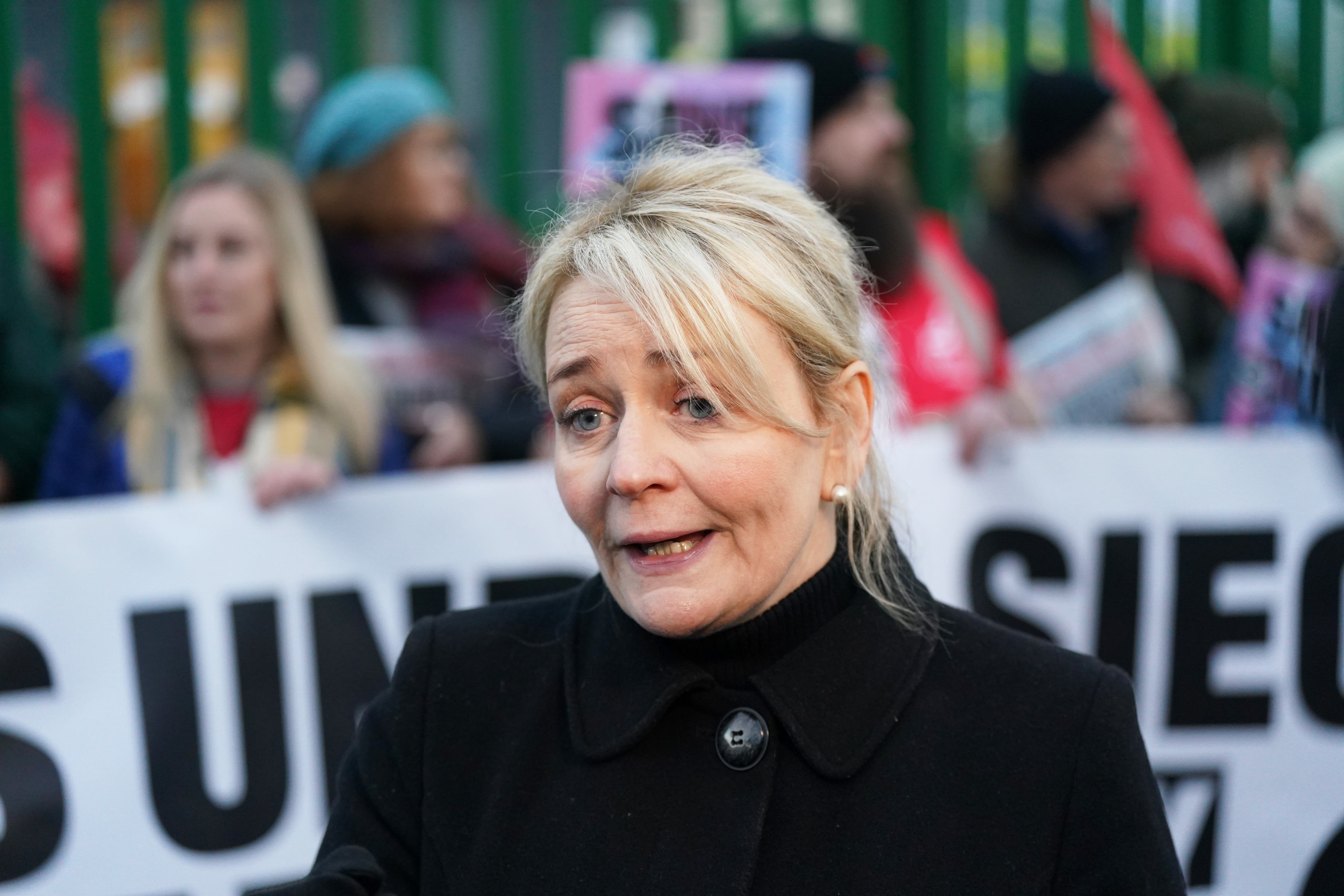 Unite leader Sharon Graham criticised the Budget (Jacob King/PA)