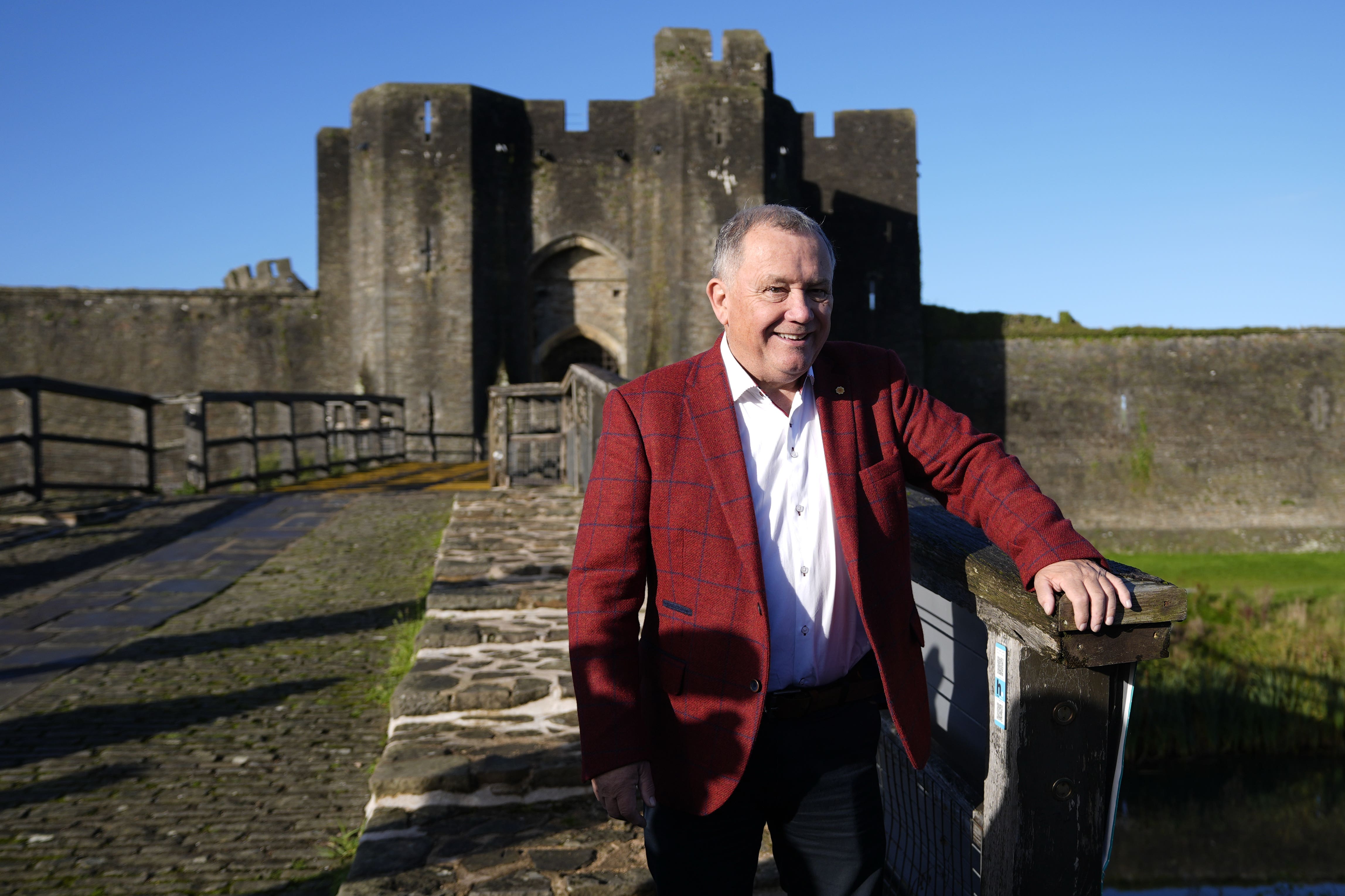 Plaid Cymru is celebrating Lindsay Whittle Caerphilly by-election victory (Andrew Matthews/PA)