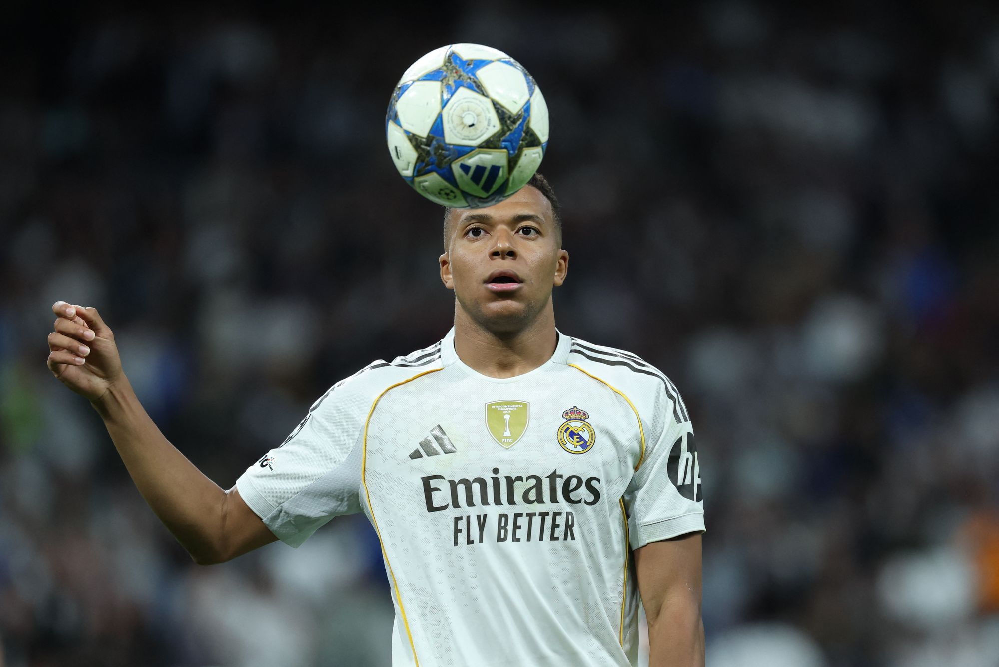 Kylian Mbappe trained away from his teammates on Tuesday