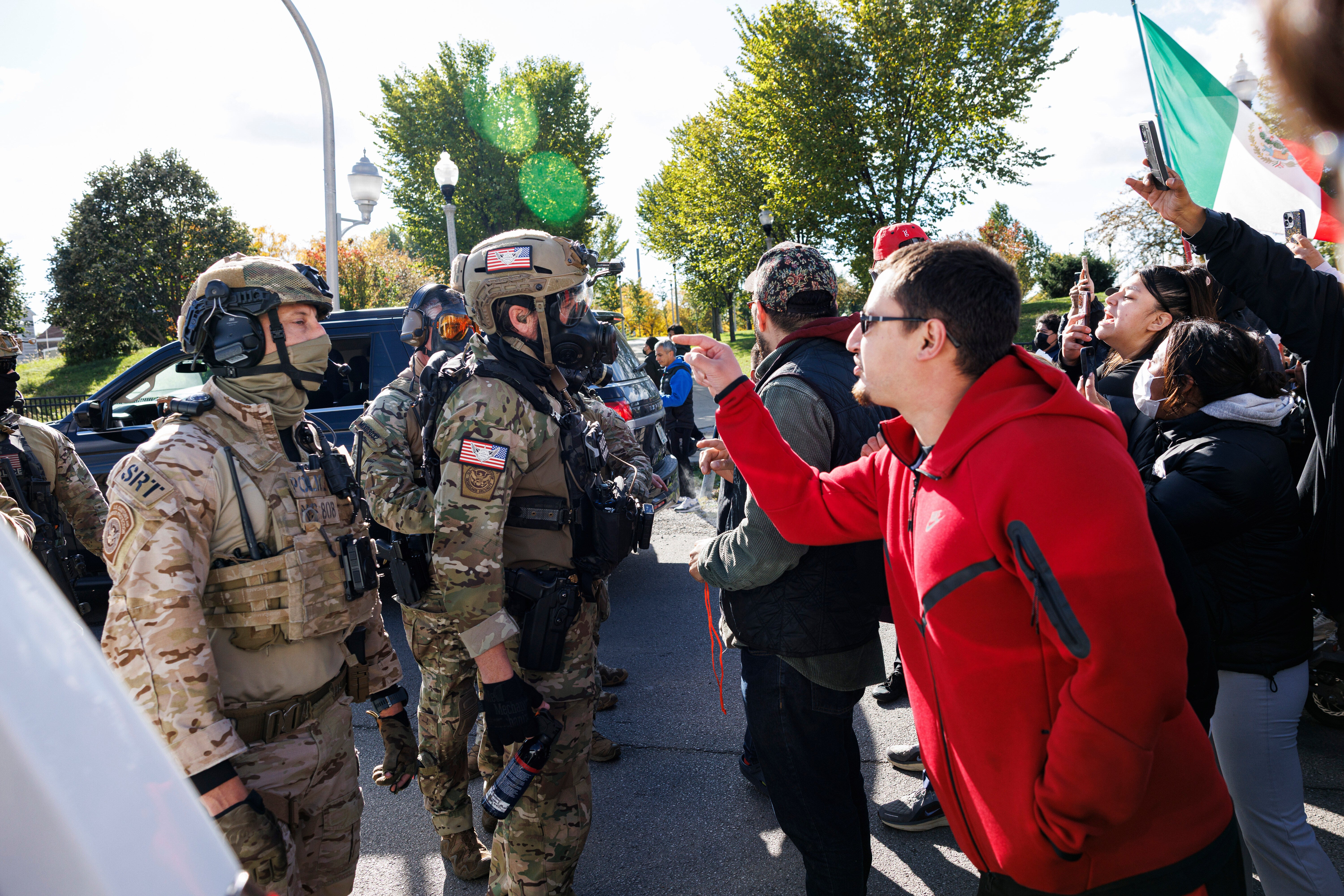Two days of intense clashes in Little Village follow weeks of skirmishes between federal agents and demonstrators as Chicago becomes a flashpoint for Trump’s mass deportation agenda