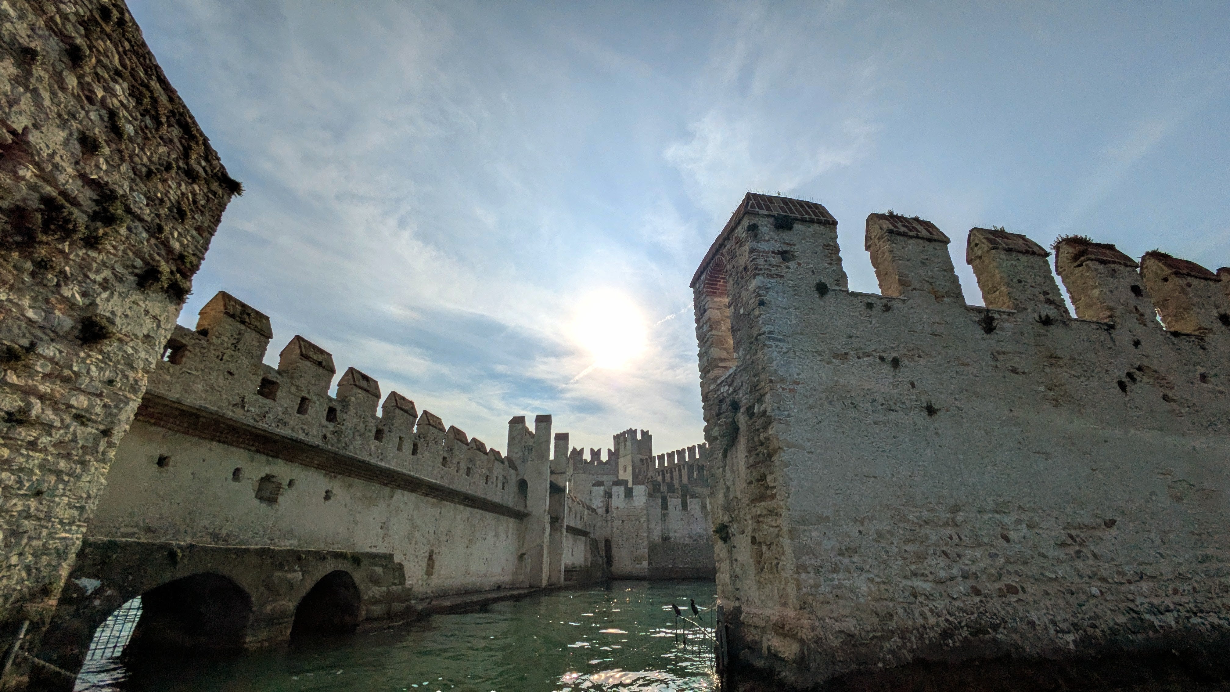 Castello Scaligero di Sirmione from the water