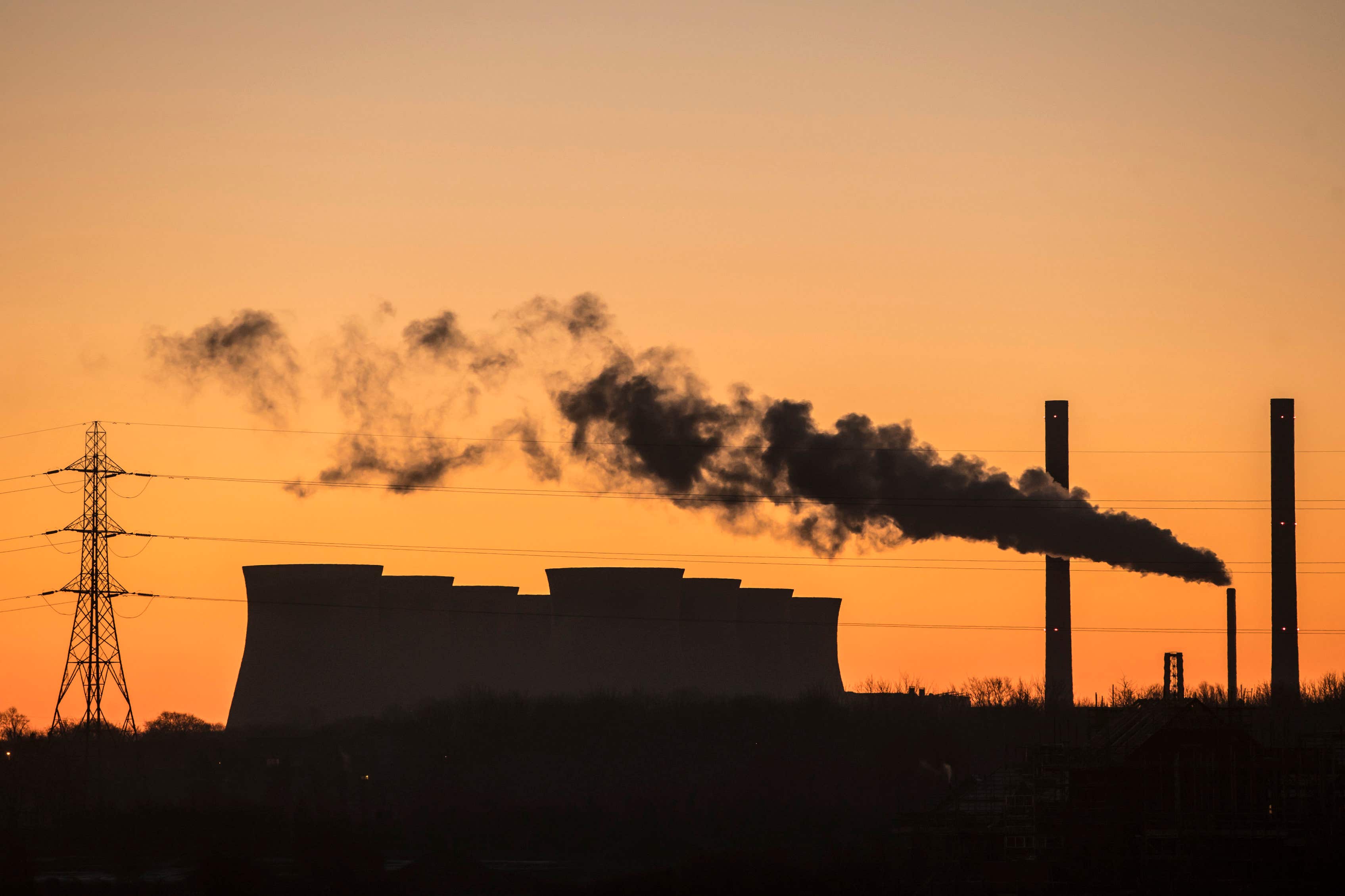 The UK’s ‘residential basis’ emissions were 476 million tonnes of carbon dioxide equivalent in 2024 (Danny Laswon/PA)