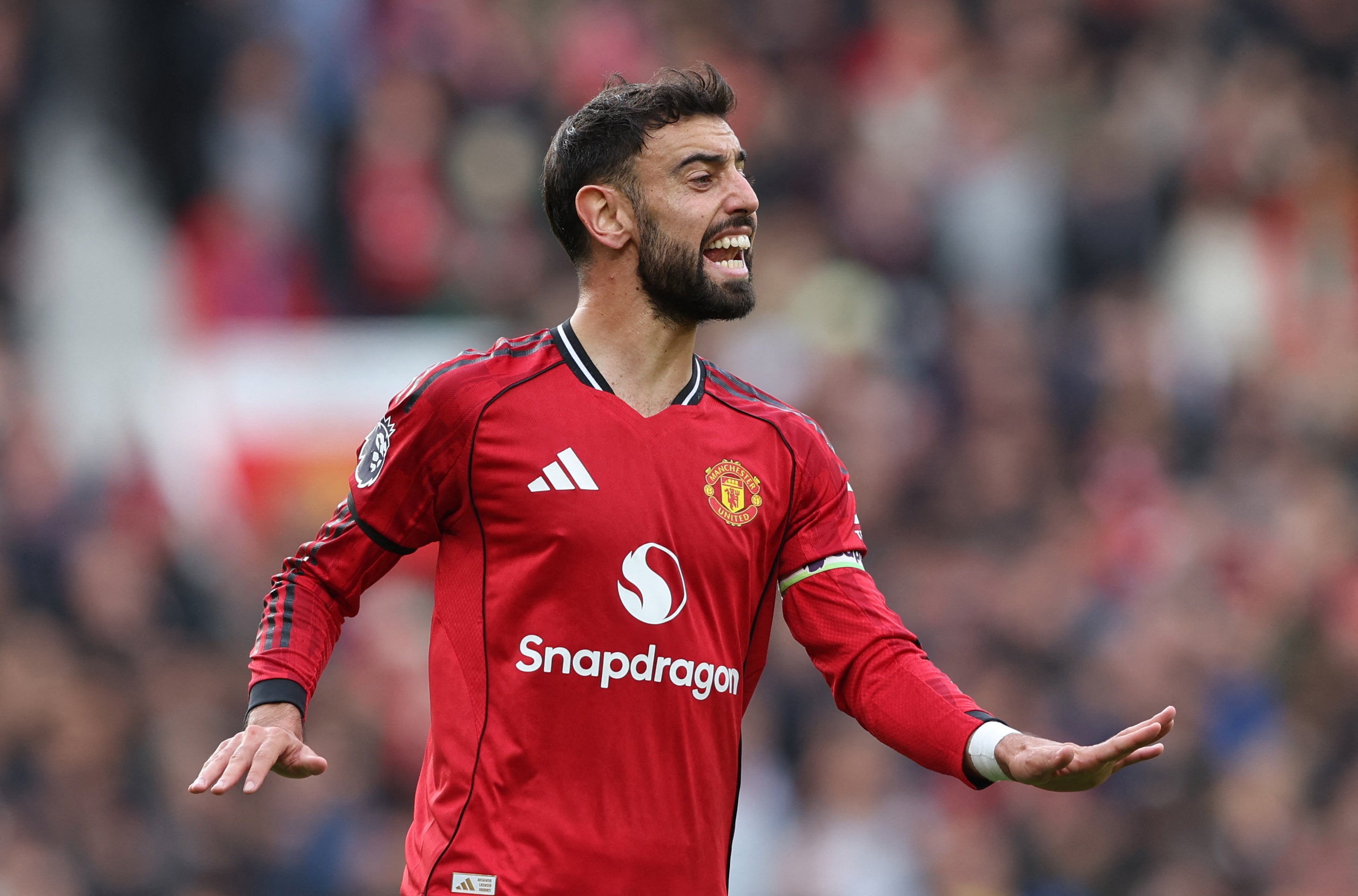<p>Bruno Fernandes turned down a lucrative offer to move to Saudi Arabia last summer</p>