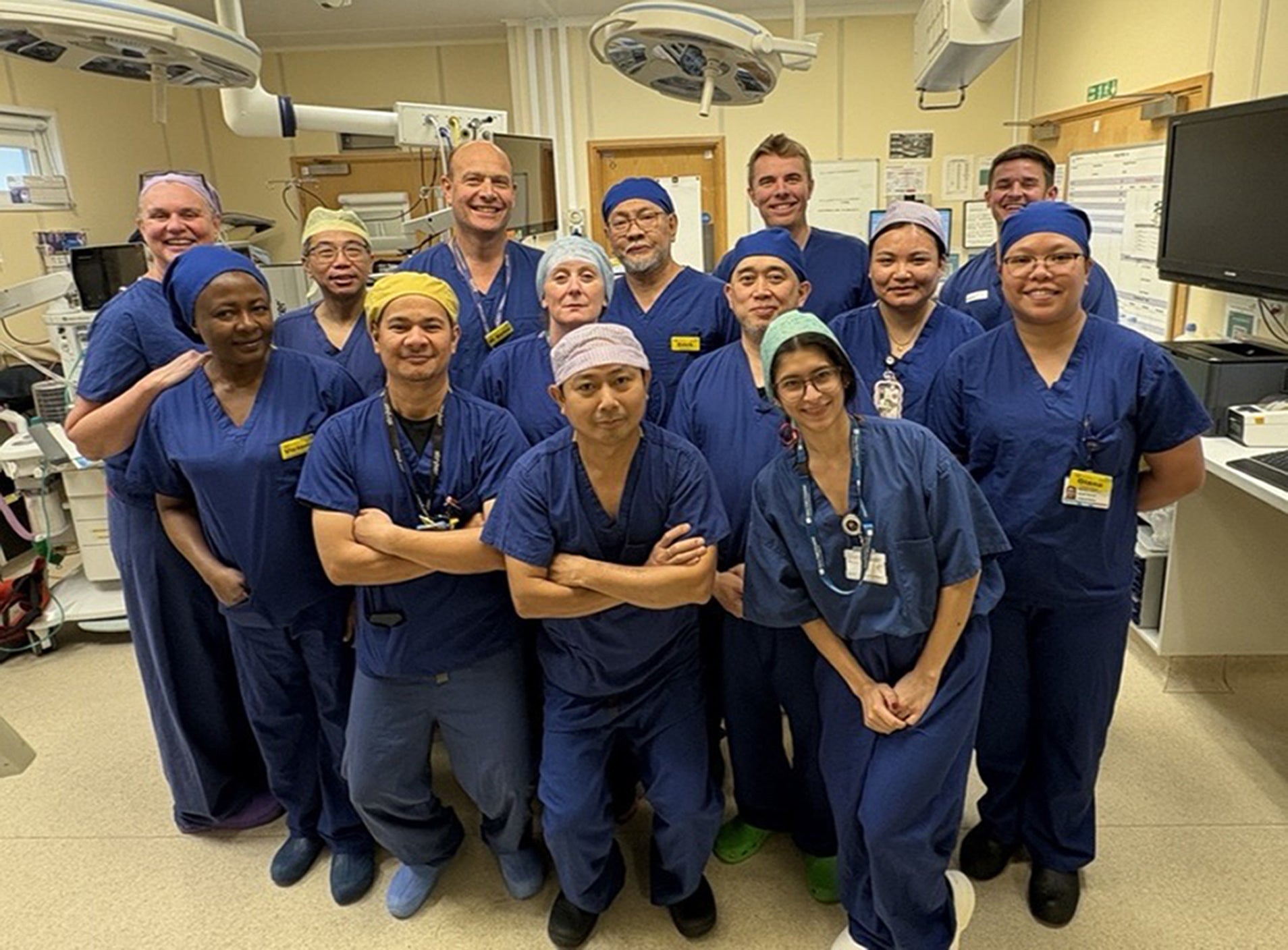 The Frimley Health Surgical team who treated a record number of prostate patients in a day