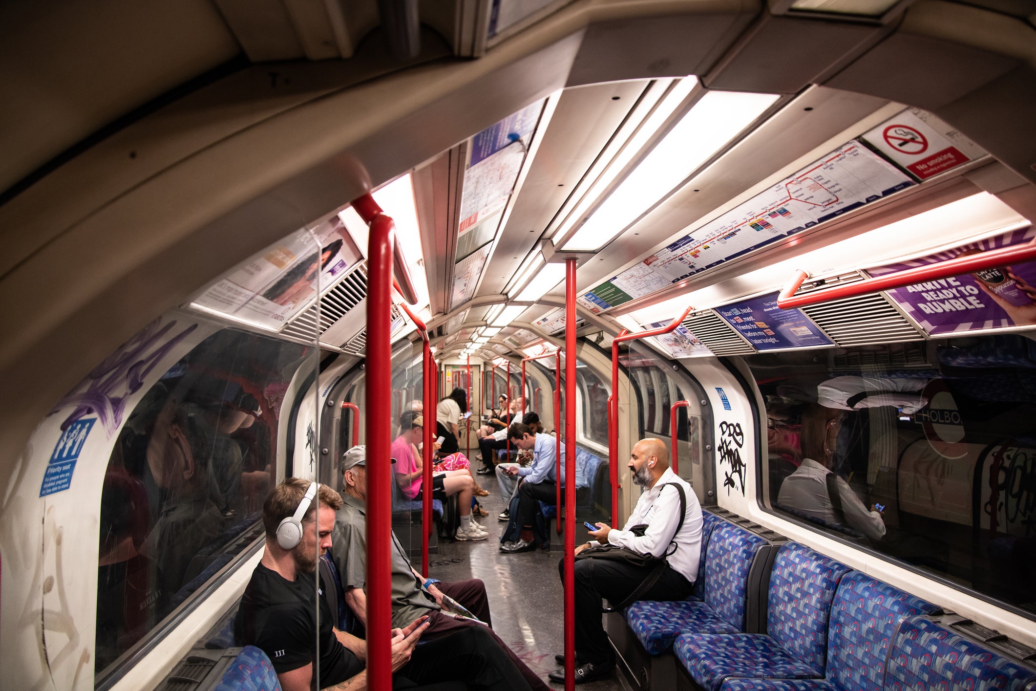 The Central line mostly uses the ATO system