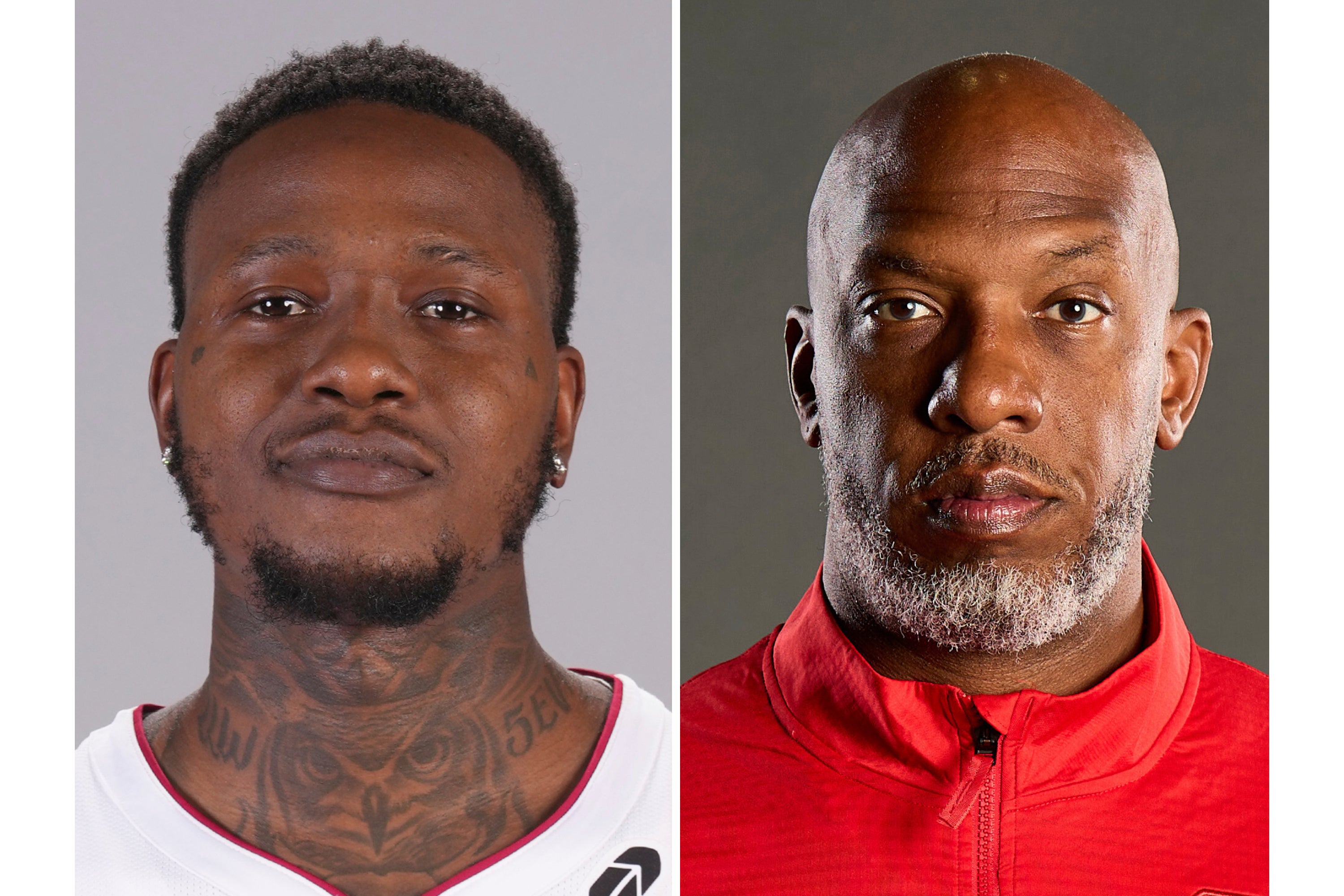 People are placing bets of their own after Miami Heat guard Terry Rozier (left) and Portland Trail Blazers head coach Chauncey Billups (right) were among dozens charged in a sprawling federal investigation into illegal gambling.