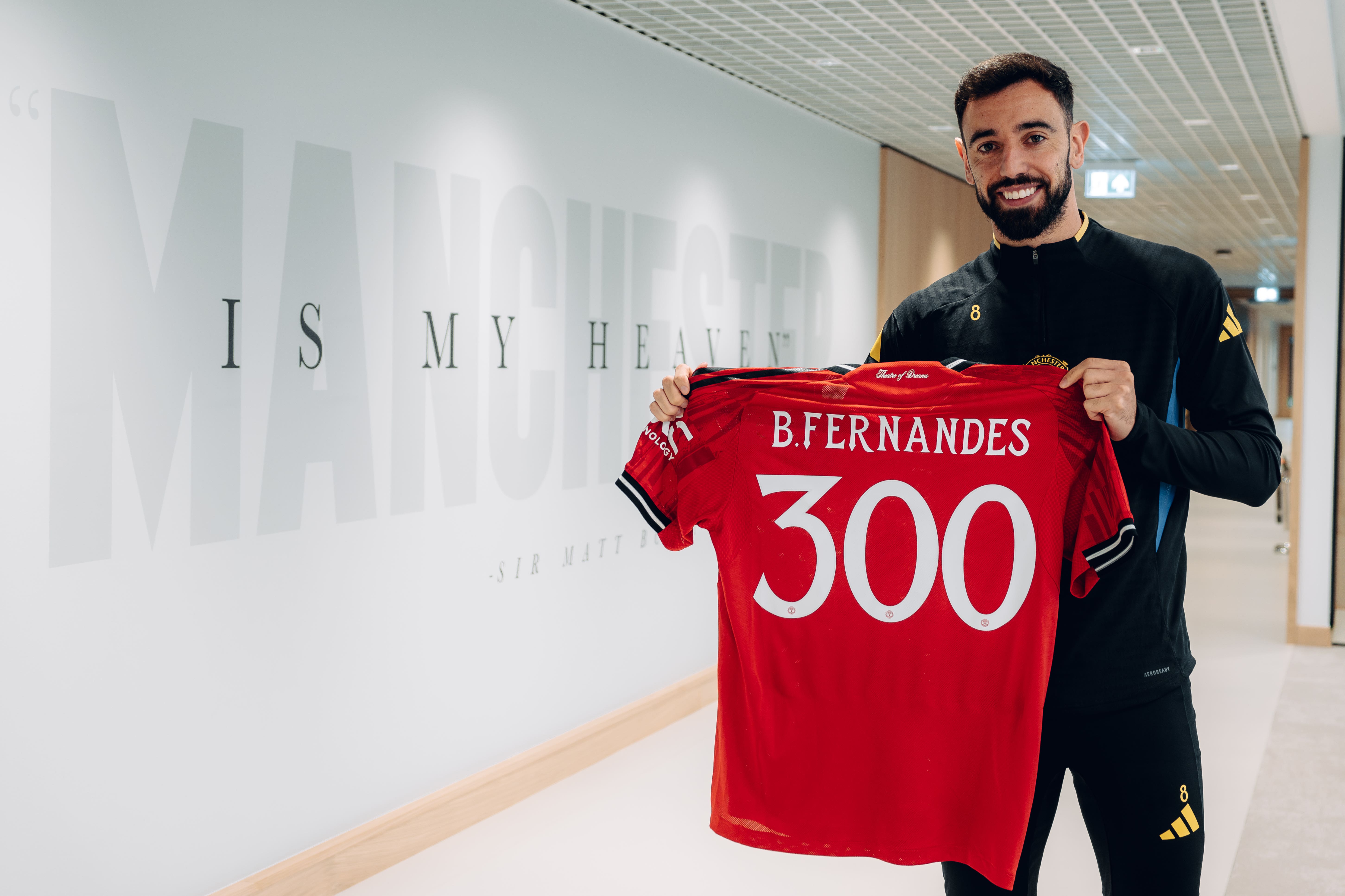 Bruno Fernandes made his 300th Manchester United appearance last weekend