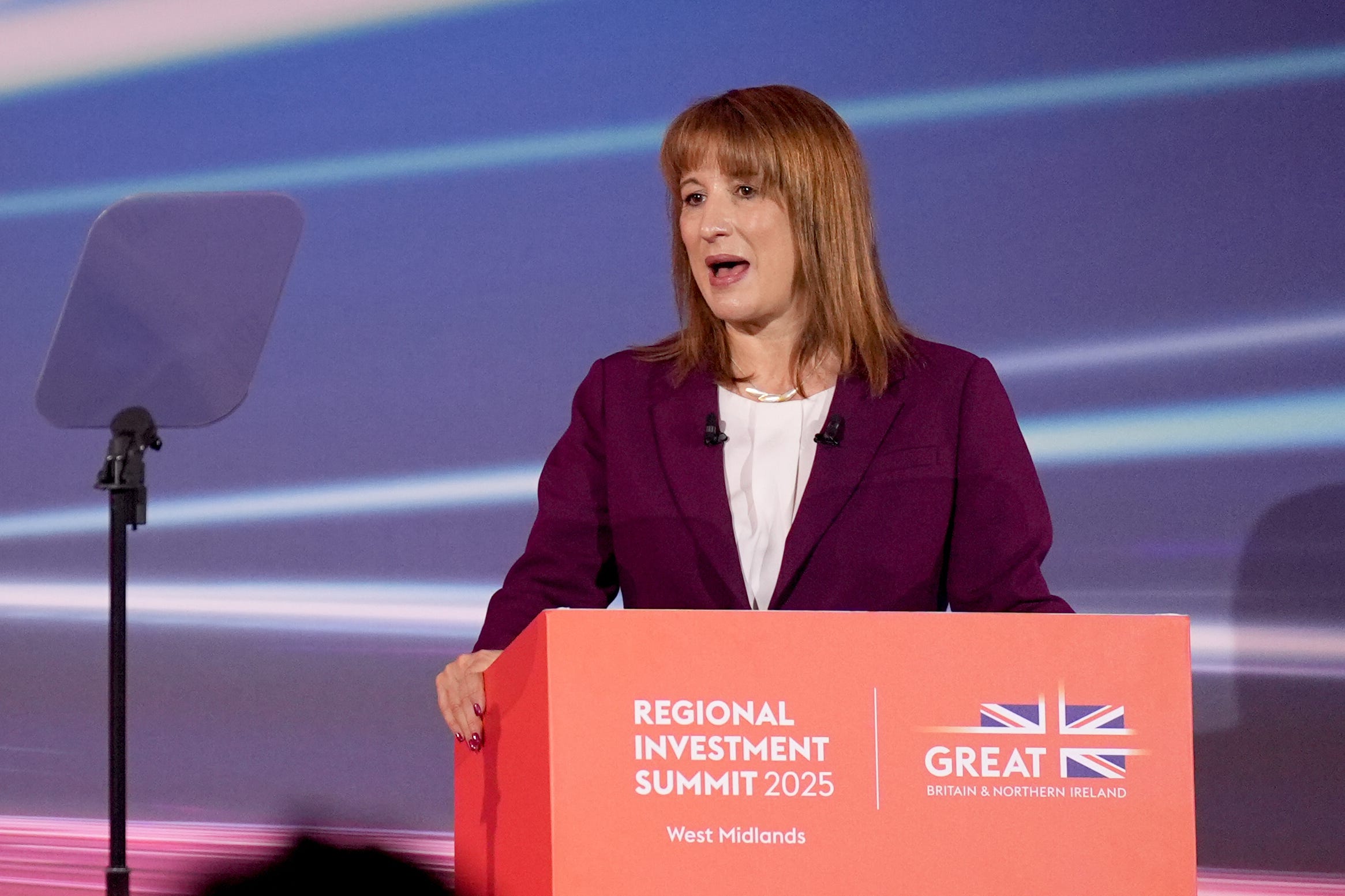 Rachel Reeves said she wanted to keep working people’s taxes ‘as low as possible’. (Joe Giddens/PA)