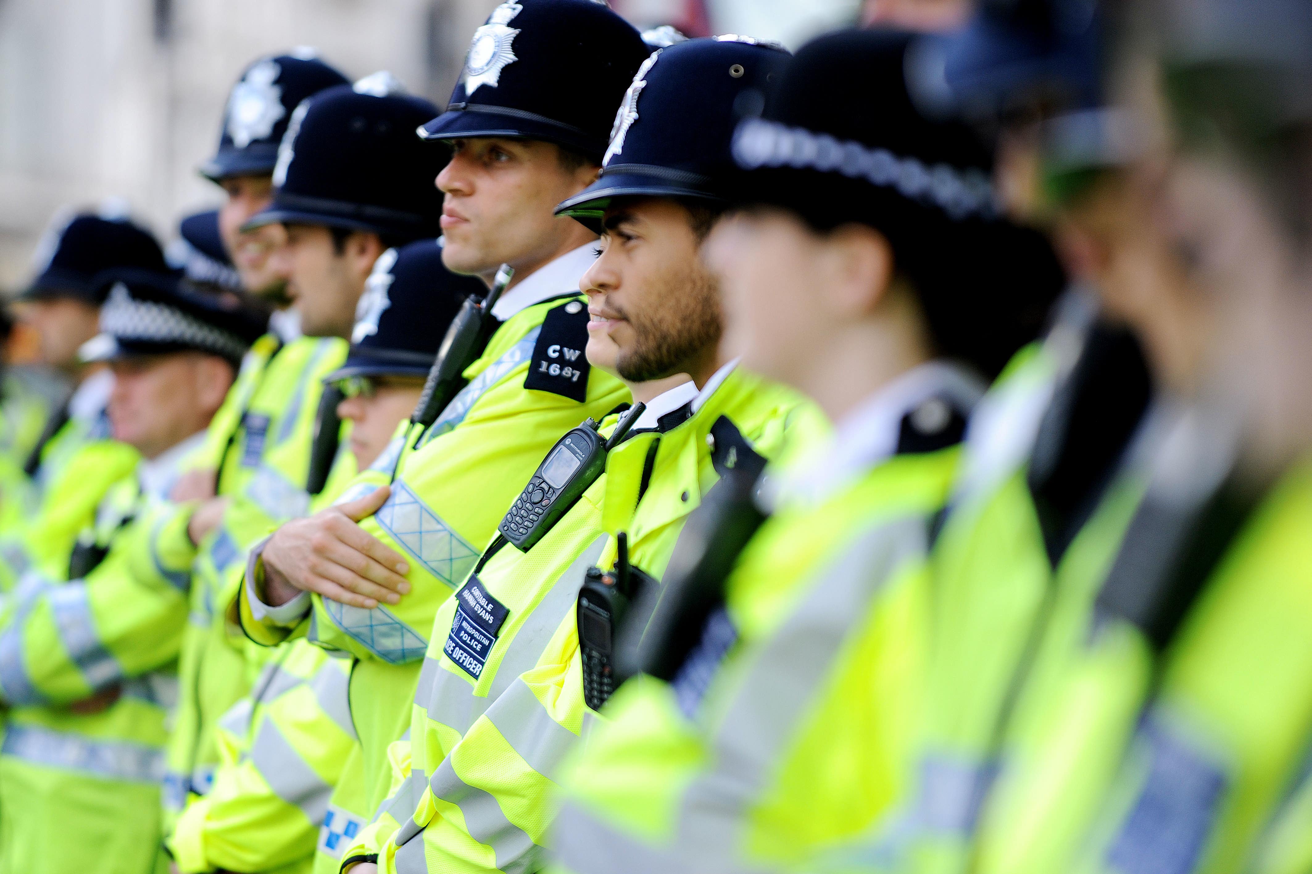 The Metropolitan Police said there will be an increased police presence in the capital during planned protests (PA)