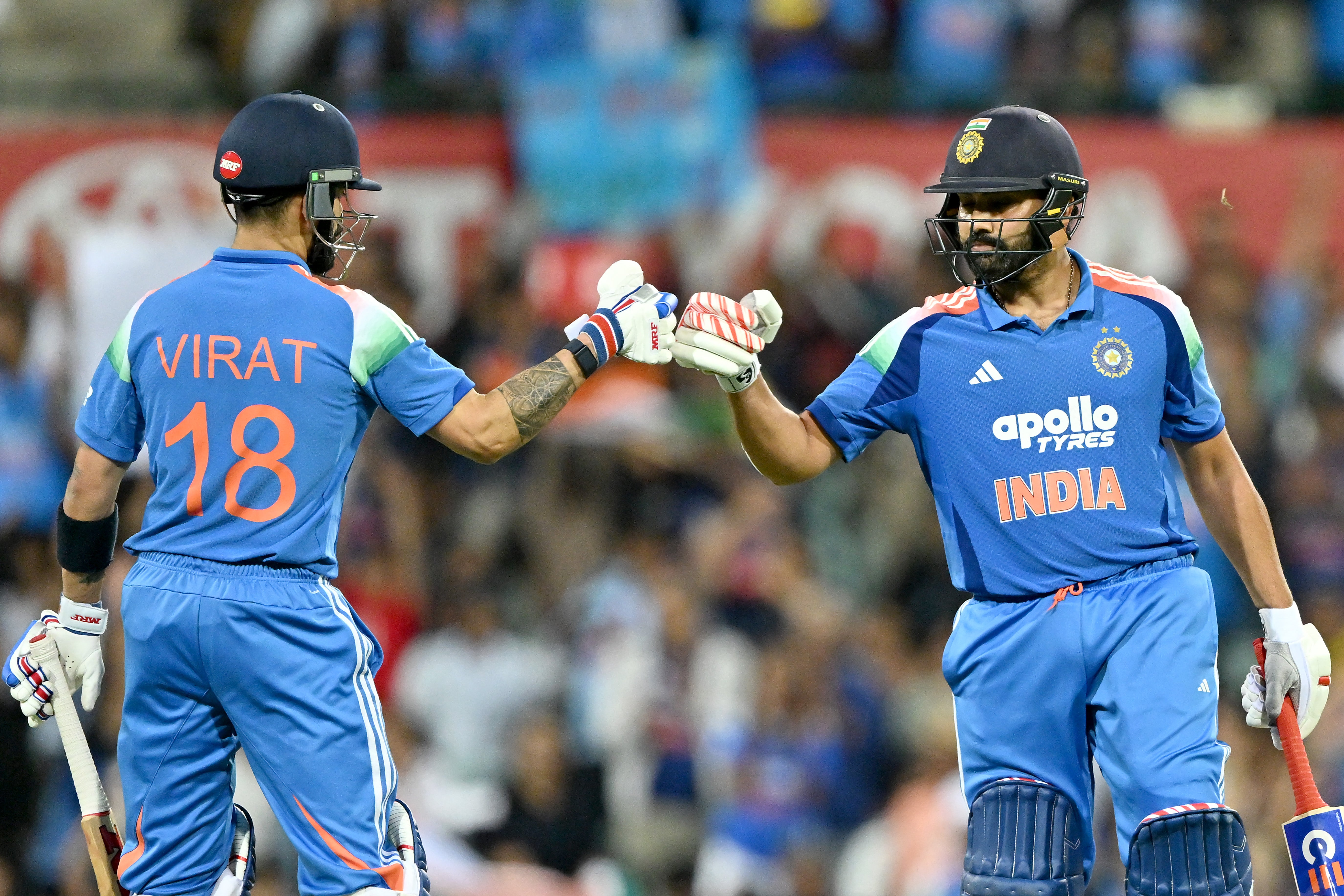 Rohit Sharma and Virat Kohli dominated the Australian bowling