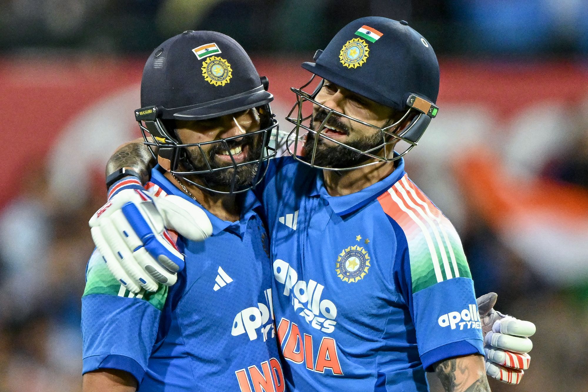 Rohit Sharma and Virat Kohli celebrated an impressive win