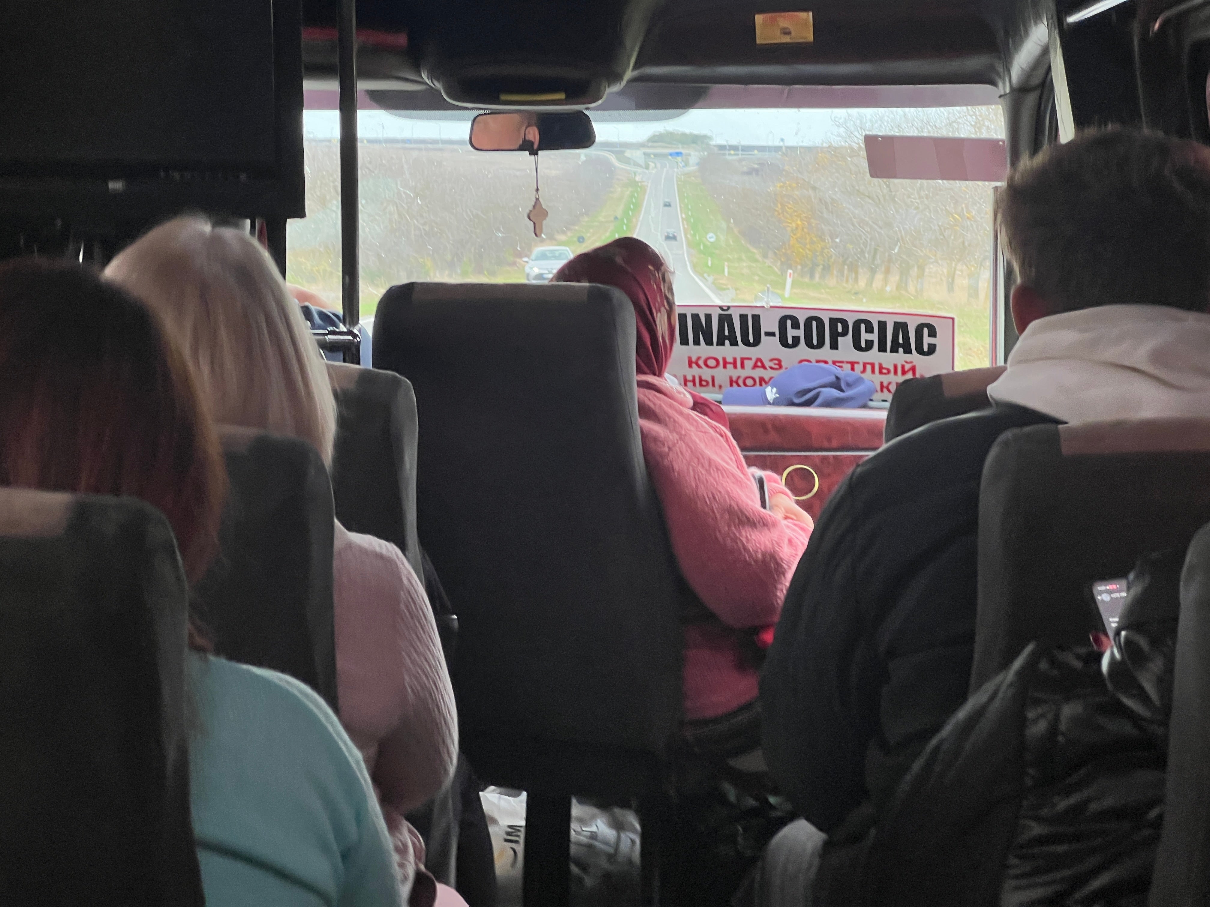 On the road: Carving through the Moldovan countryside