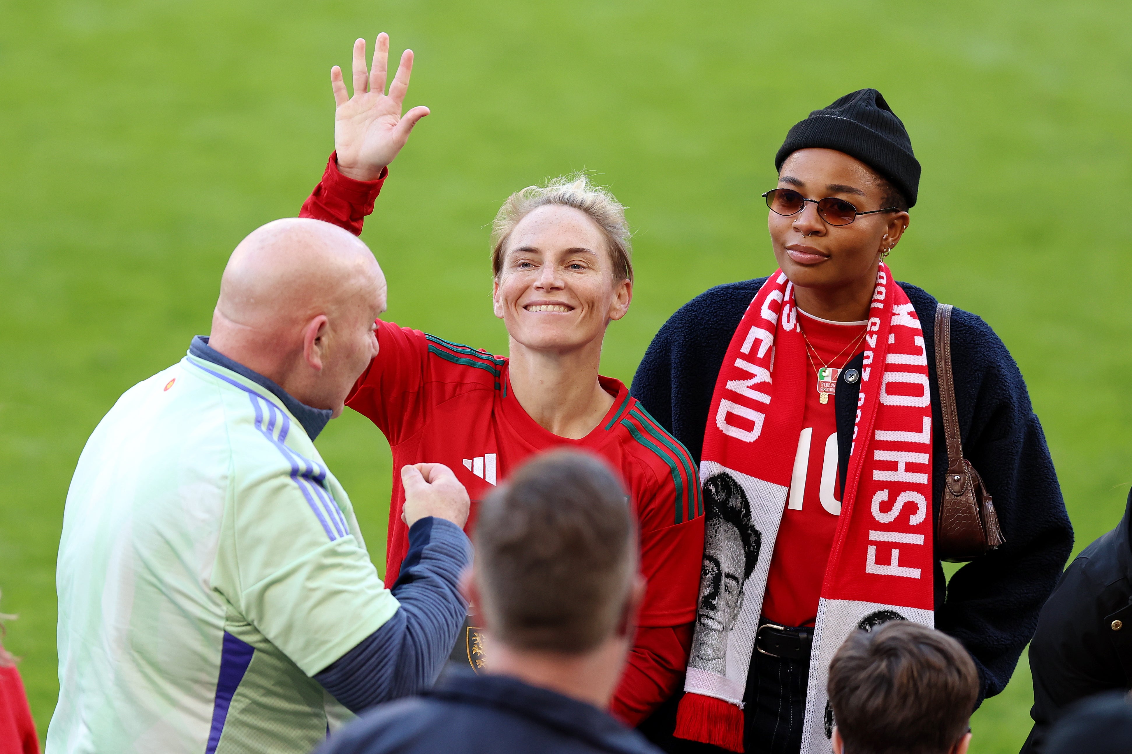 Jess Fishlock bid farewell to international football
