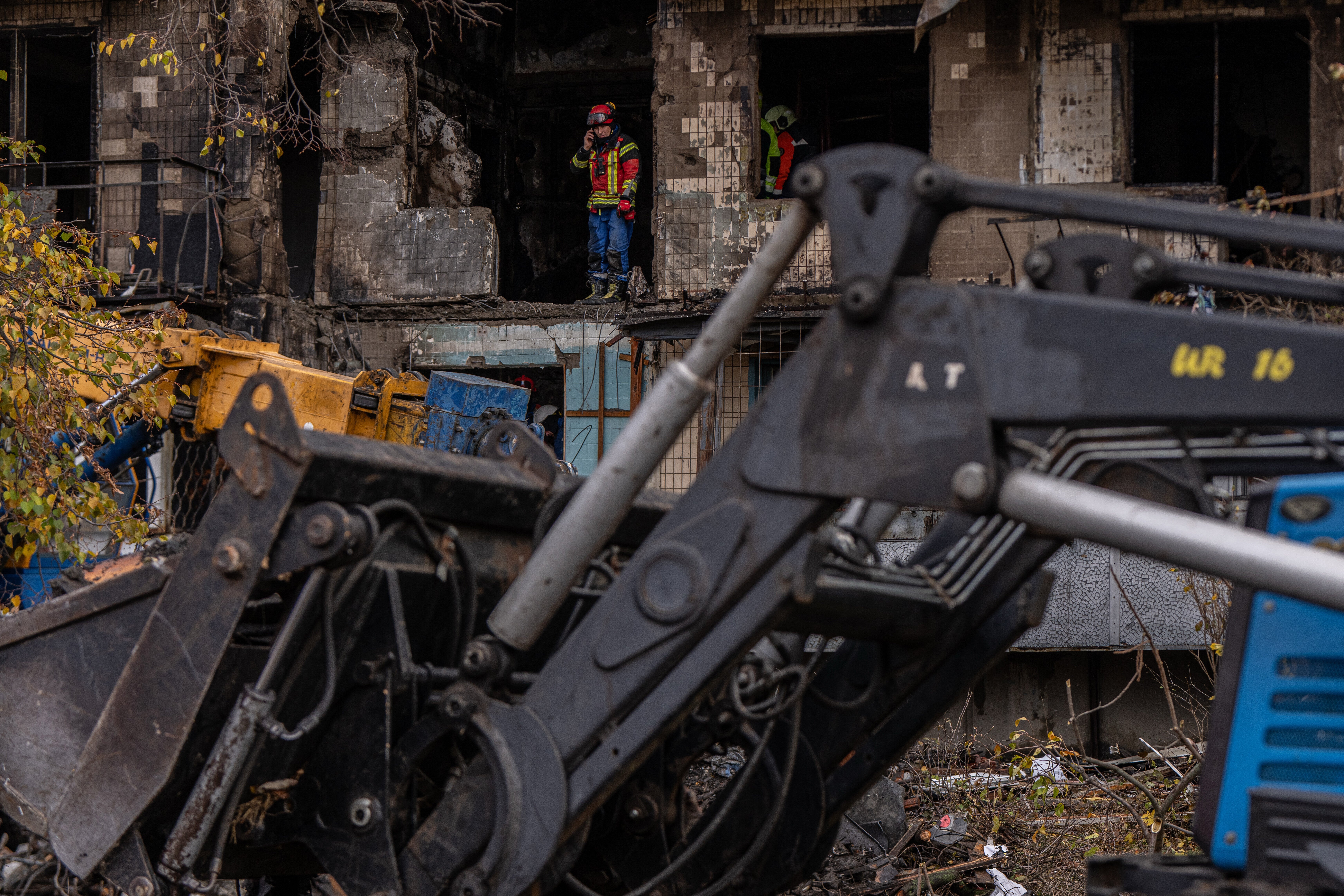 Russian drone attack on Kyiv