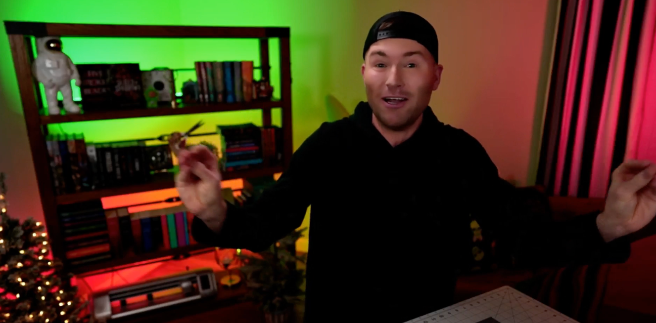 Michael David Booth, known online as Mr. Crafty Pants, was arrested Wednesday for allegedly possessing and distributing child pornography, according to reports