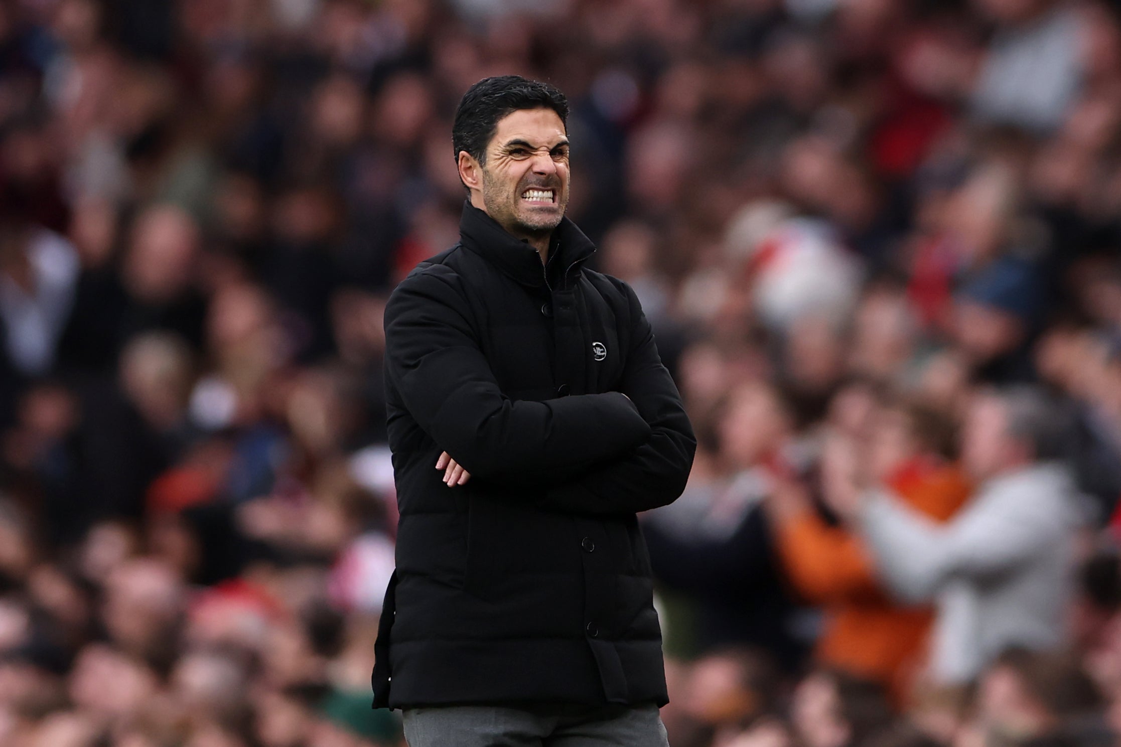 Arteta will be without two key players for the Carabao Cup tie against Brighton