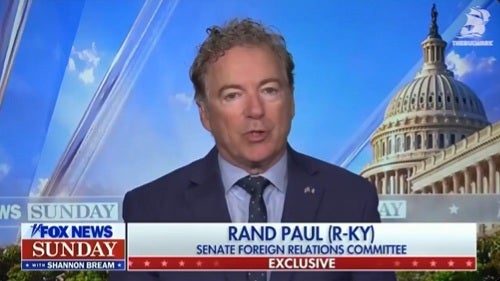 Rand Paul spoke out against the Trump administration's 'extrajudicial' strikes