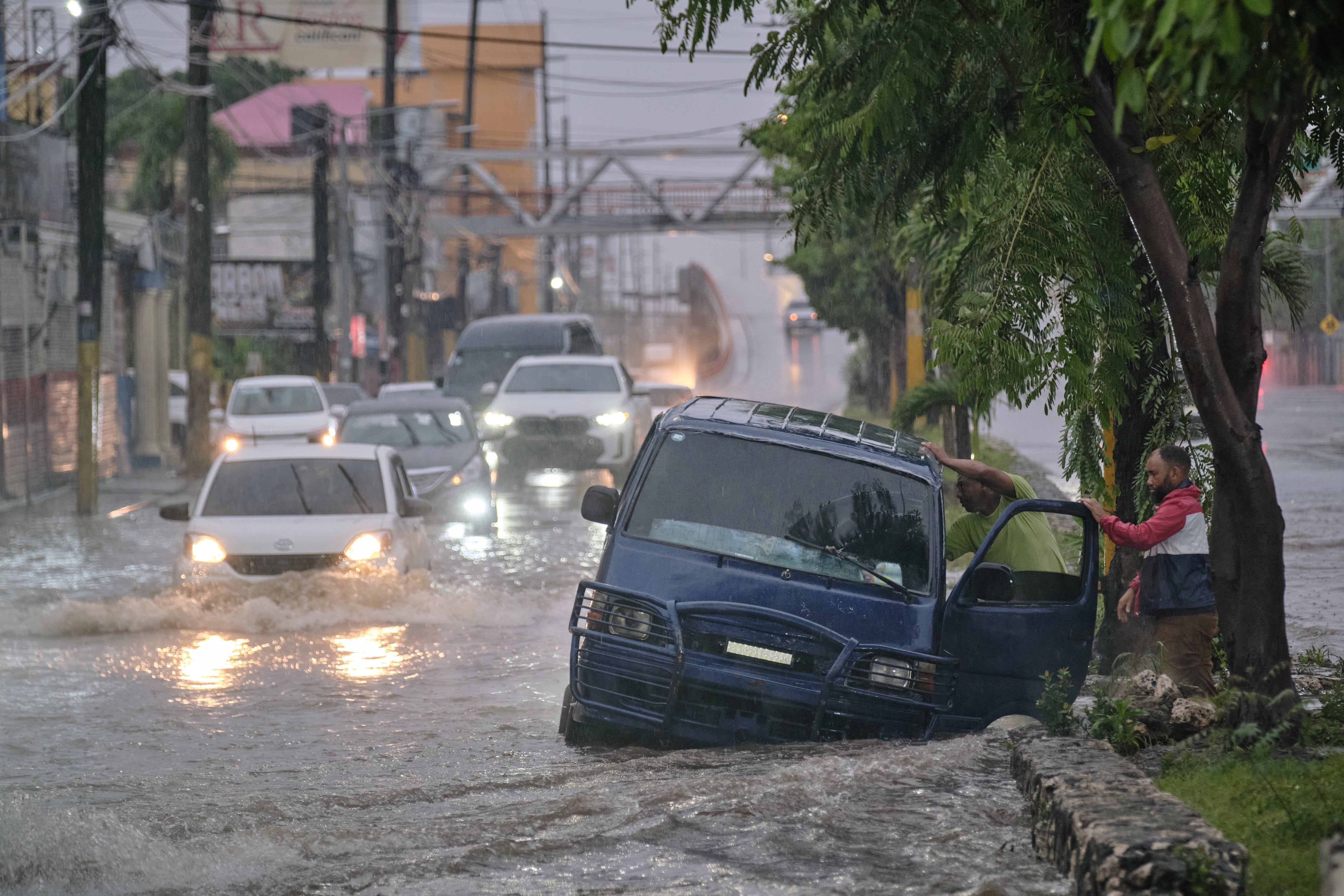 The Dominican Republic felt the effects of the storm over the weekend